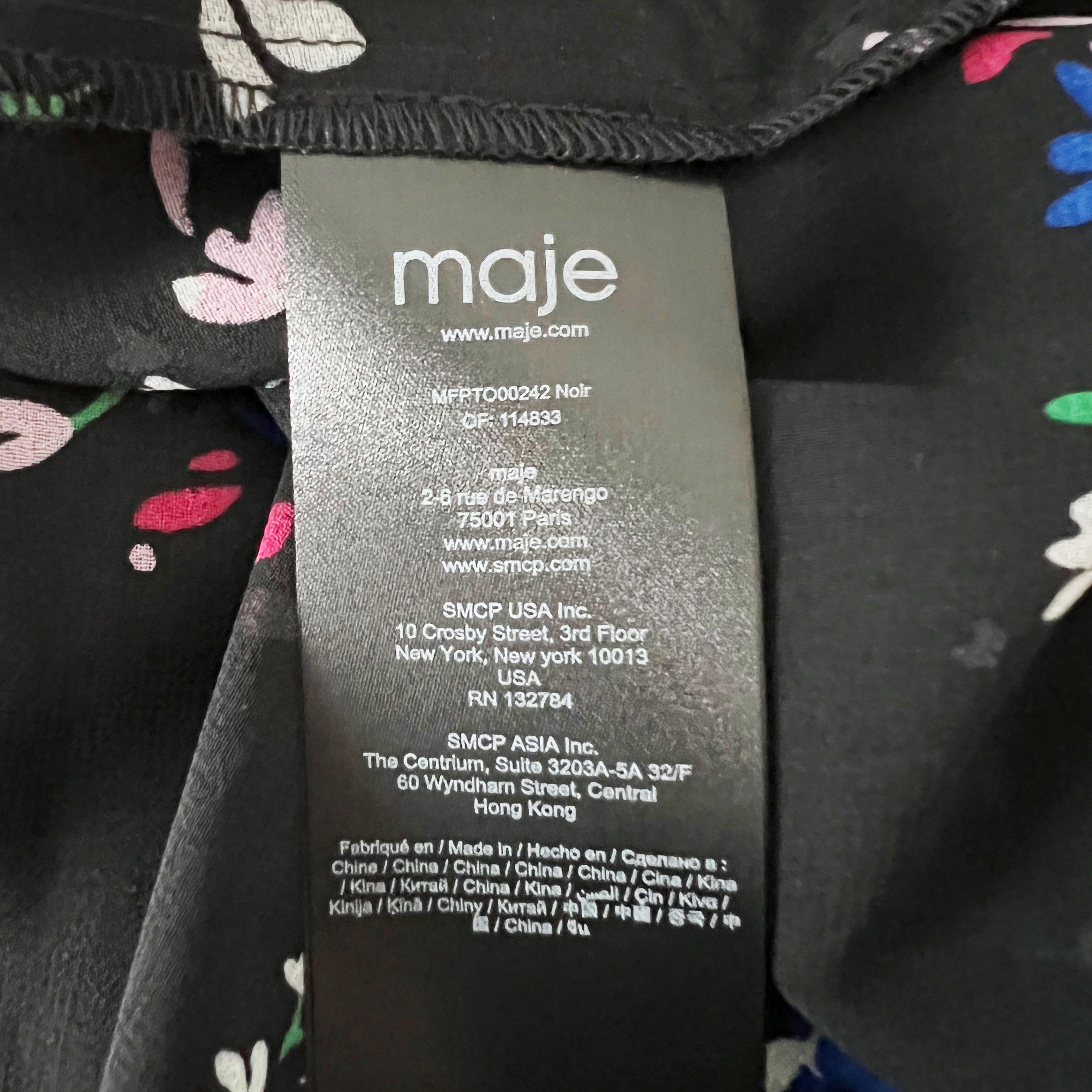 Maje NEW Maje Letra Floral Flower Print Pattern Size M / US 6-8 / IT 42-44 - 3 Thumbnail