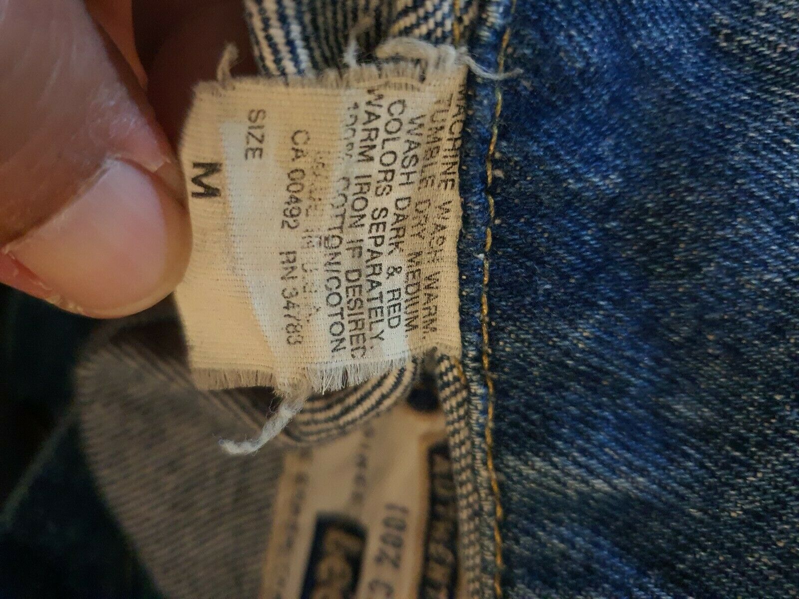 Lee Vintage Lee Authentic Jacket Made in USA denim jeans Size US M / EU 48-50 / 2 - 7 Thumbnail