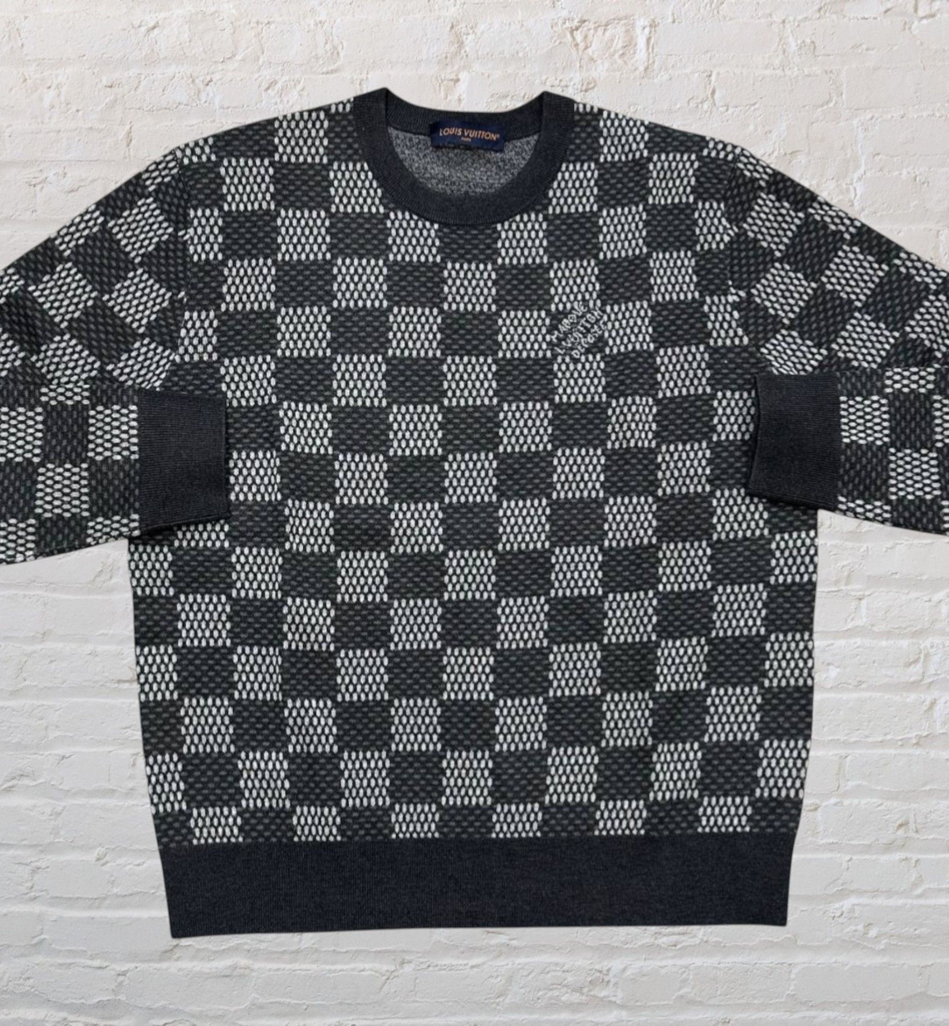 Louis Vuitton Louis Vuitton Damier LV Monogram Sweatershirt Size US L / EU 52-54 / 3 - 1 Thumbnail