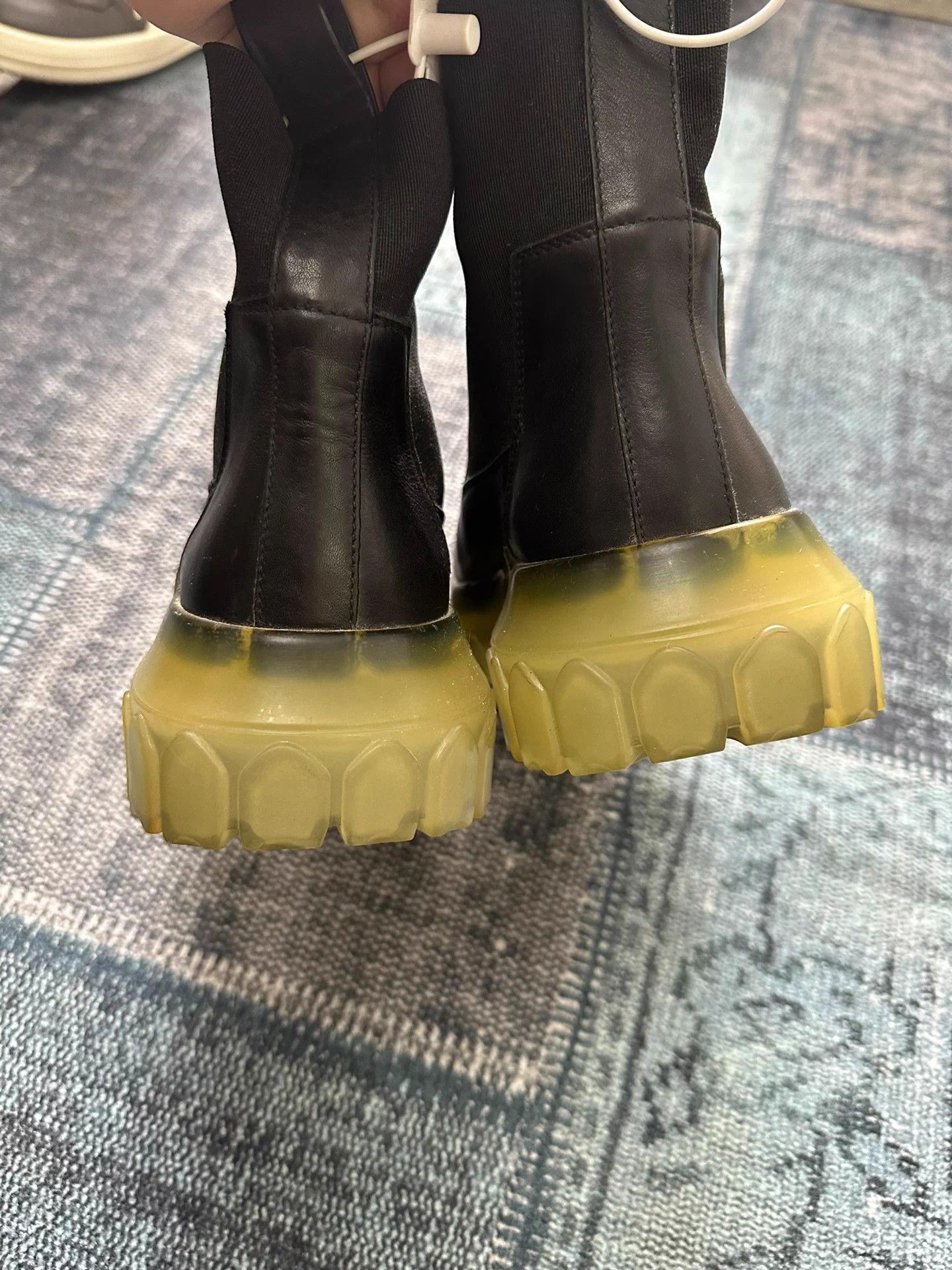 Rick Owens Rick Owens Transparent Octopus Sole Chelsea Boots EU36 Size US 6 / IT 36 - 5 Thumbnail