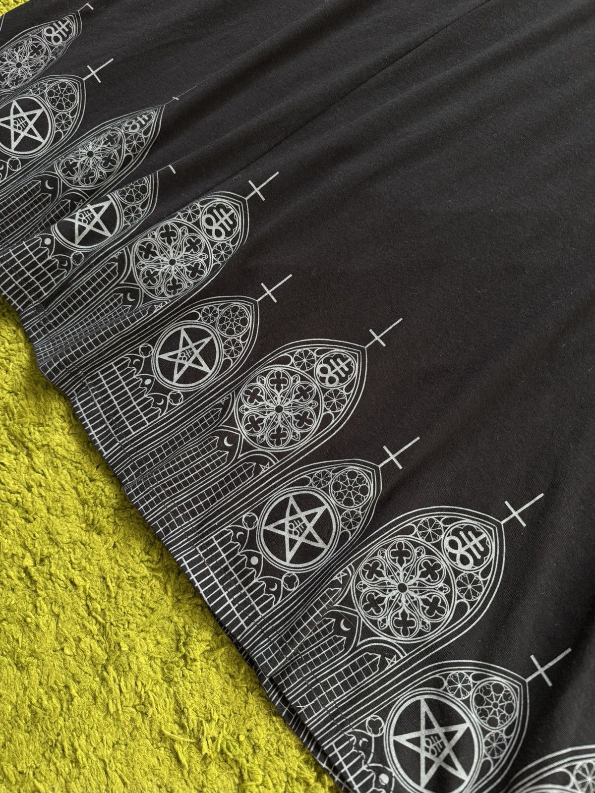 Avant Toi Gothicana avant garde church logo maxi skirt Y2K Size 32" / US 10 / IT 46 - 3 Thumbnail