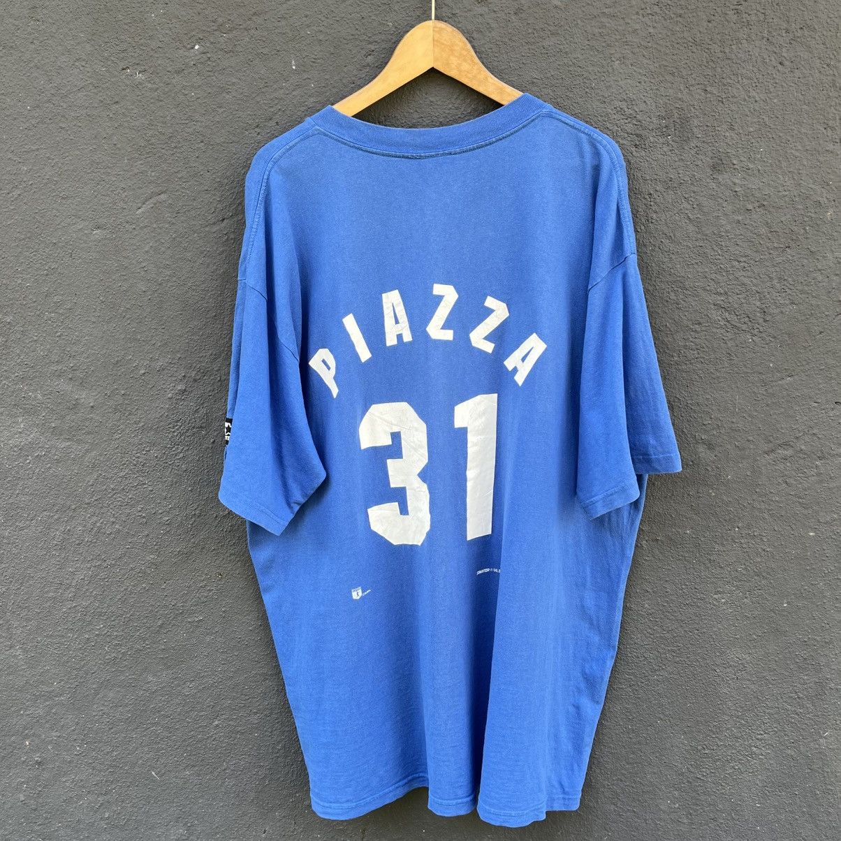 Starter Thrashed Faded 90s Dodgers Piazza MLB STARTER Tee Size US XL / EU 56 / 4 - 3 Thumbnail