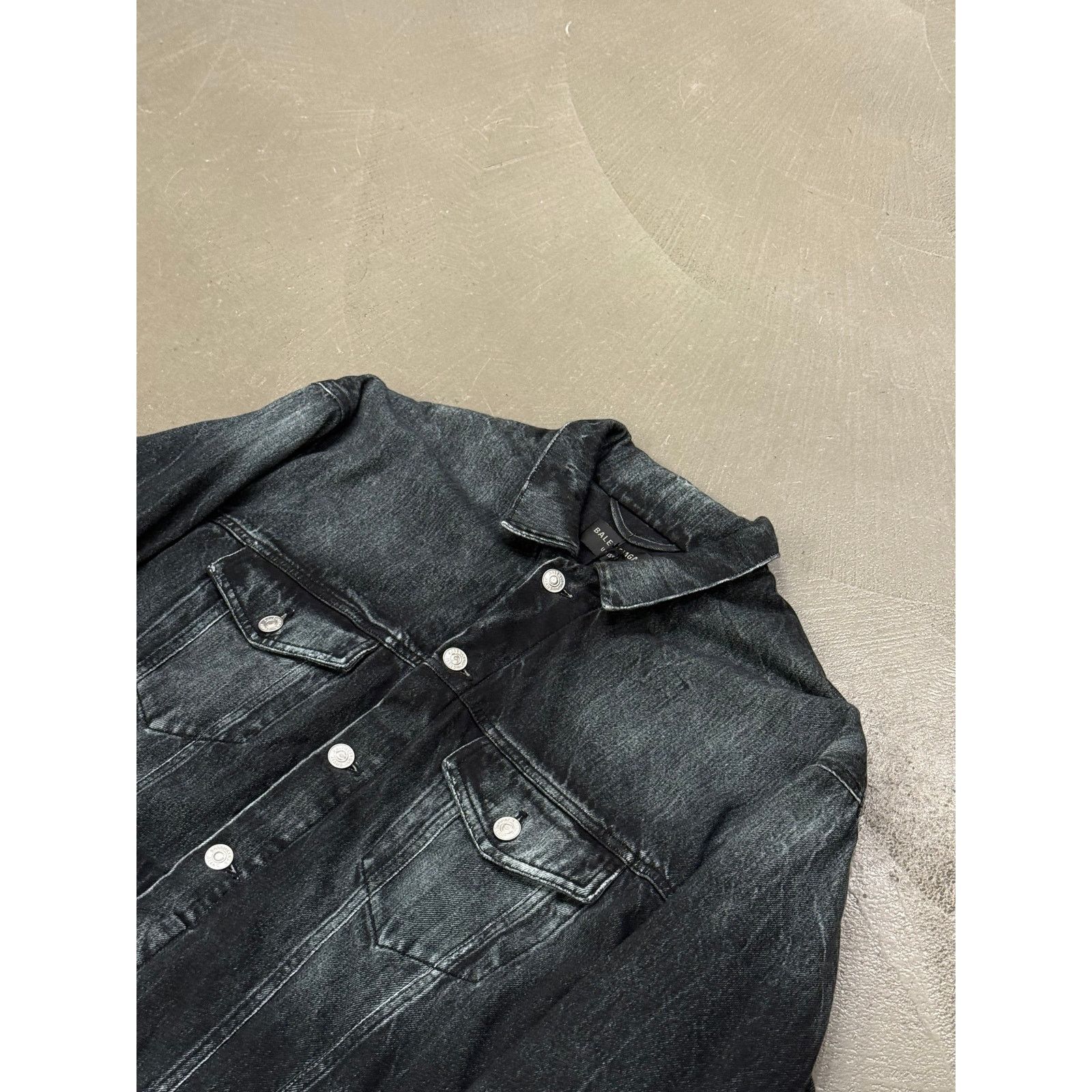 Balenciaga 2020 Balenciaga trompe l'oeil heavy cotton jacket Size US M / EU 48-50 / 2 - 4 Thumbnail
