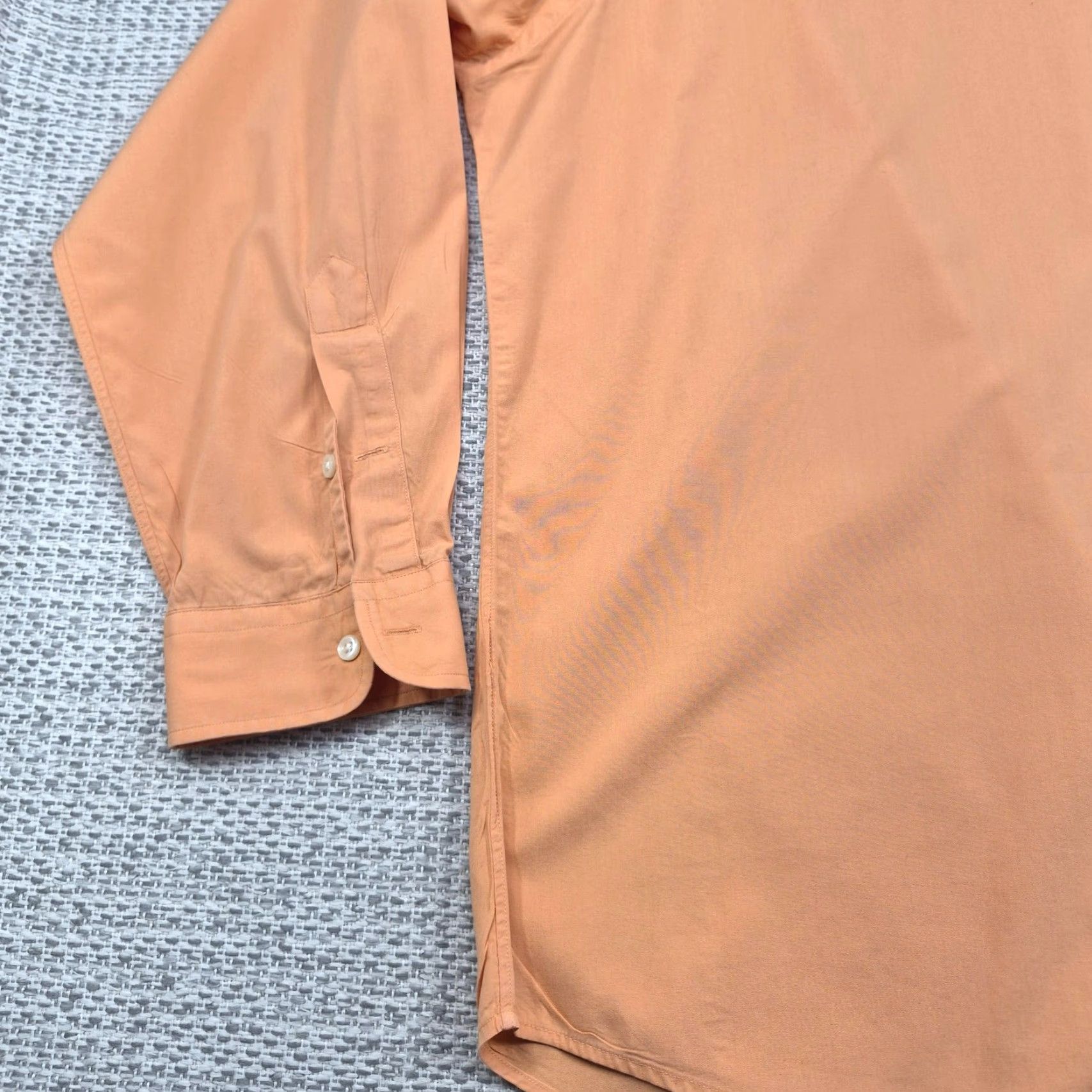 Polo Ralph Lauren VINTAGE Polo Ralph Lauren Shirt Mens XL Button Up Orange Marlowe Cotton Long Sleeve Size US XL / EU 56 / 4 - 3 Thumbnail
