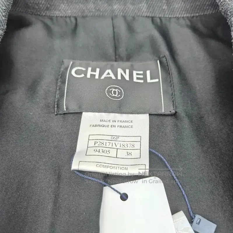 Chanel Chanel Gray Denim Jacket for Women . Size M / US 6-8 / IT 42-44 - 4 Thumbnail