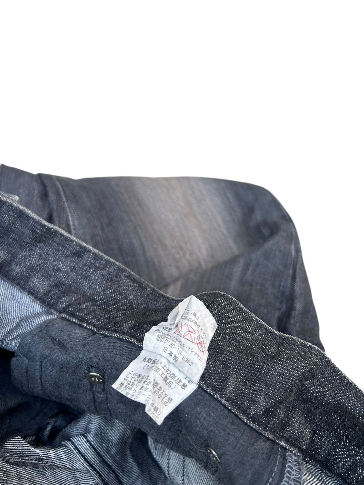 5351 POUR LES HOMMES 5351 Pour Les Hommes Black Denim Flare Jeans Size US 31 - 24 Thumbnail