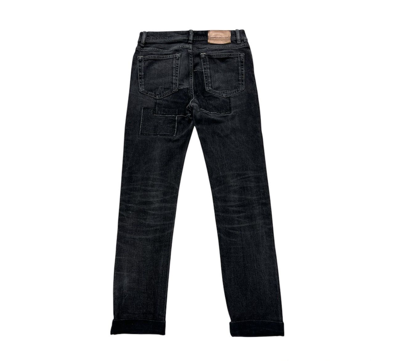 Acne Studios Acne Studios bla konst north black patch jeans patchwork Size US 29 - 2 Thumbnail