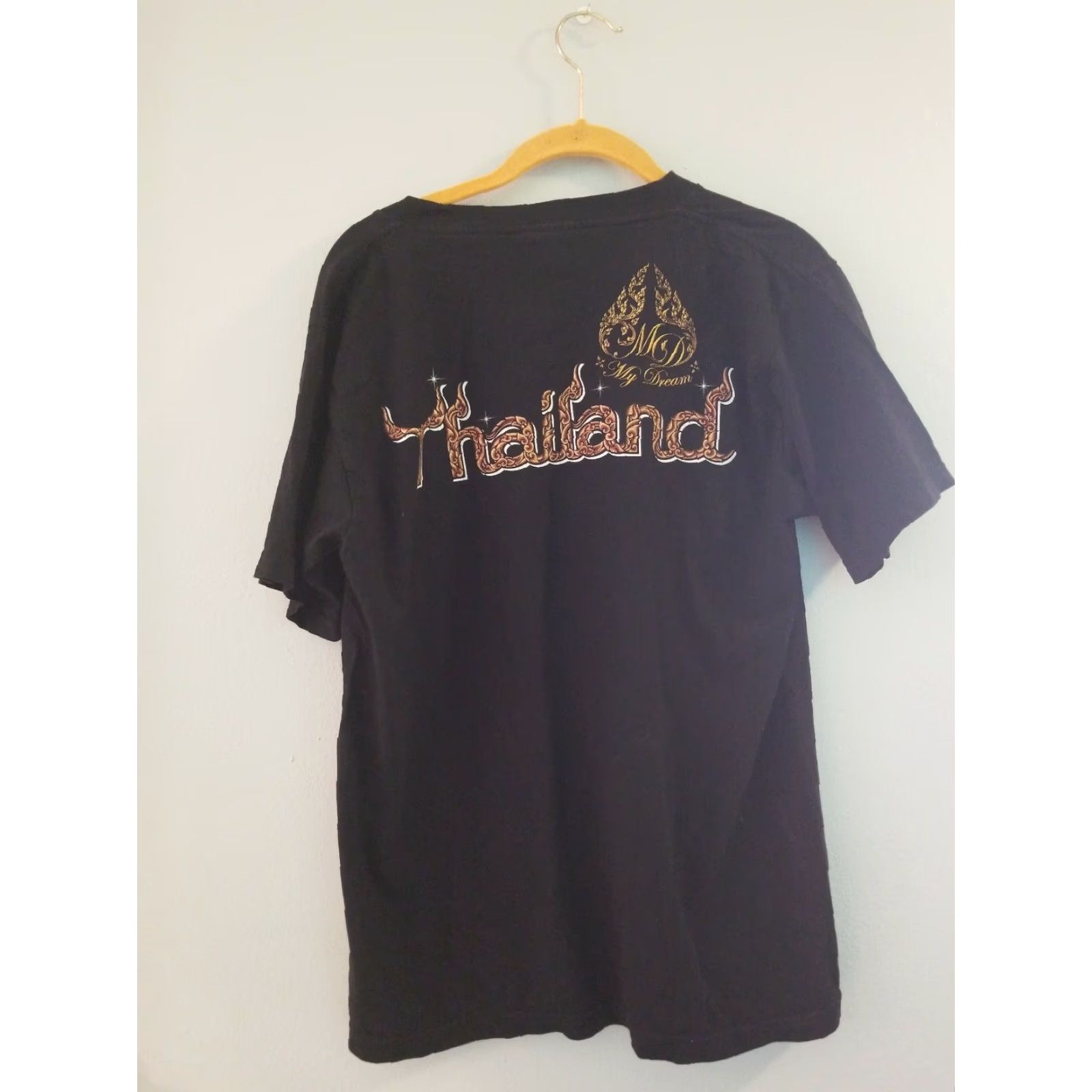 Vintage Authentic Thailand My Dream Mens L Graphic Tee 3D Textured Elephant Shirt Size US L / EU 52-54 / 3 - 4 Thumbnail