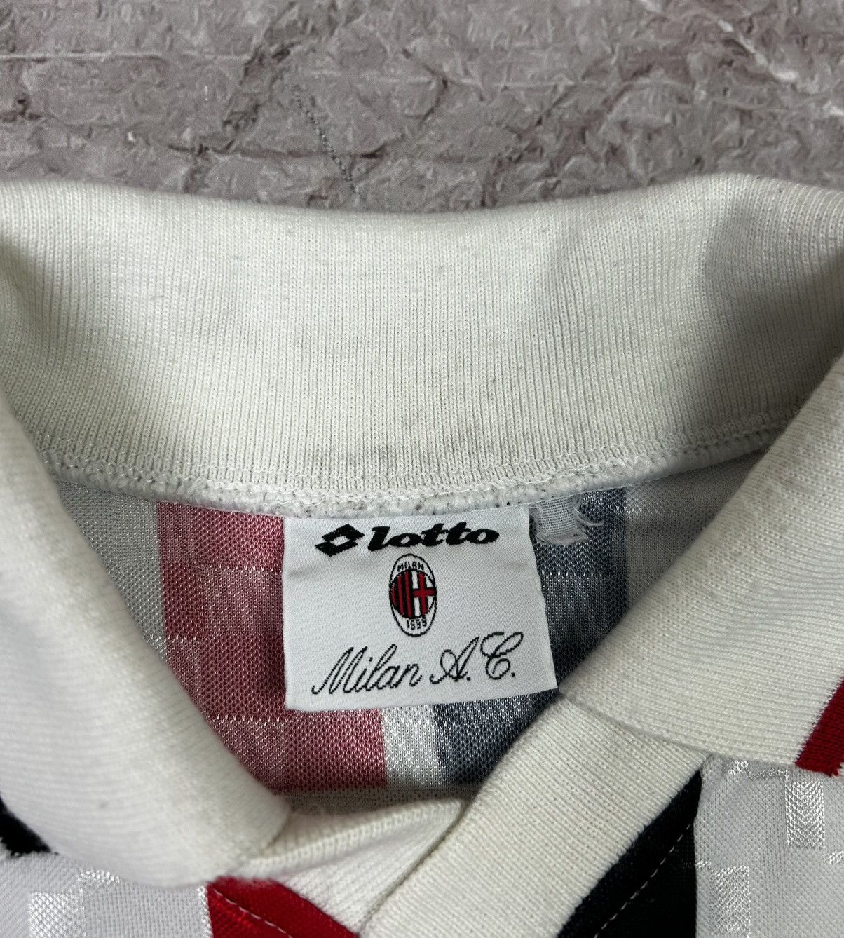 Lotto Sport lotto Milan 1995 1996 1997 Away Football Shirt Maglia Calcio Size US XL / EU 56 / 4 - 5 Thumbnail