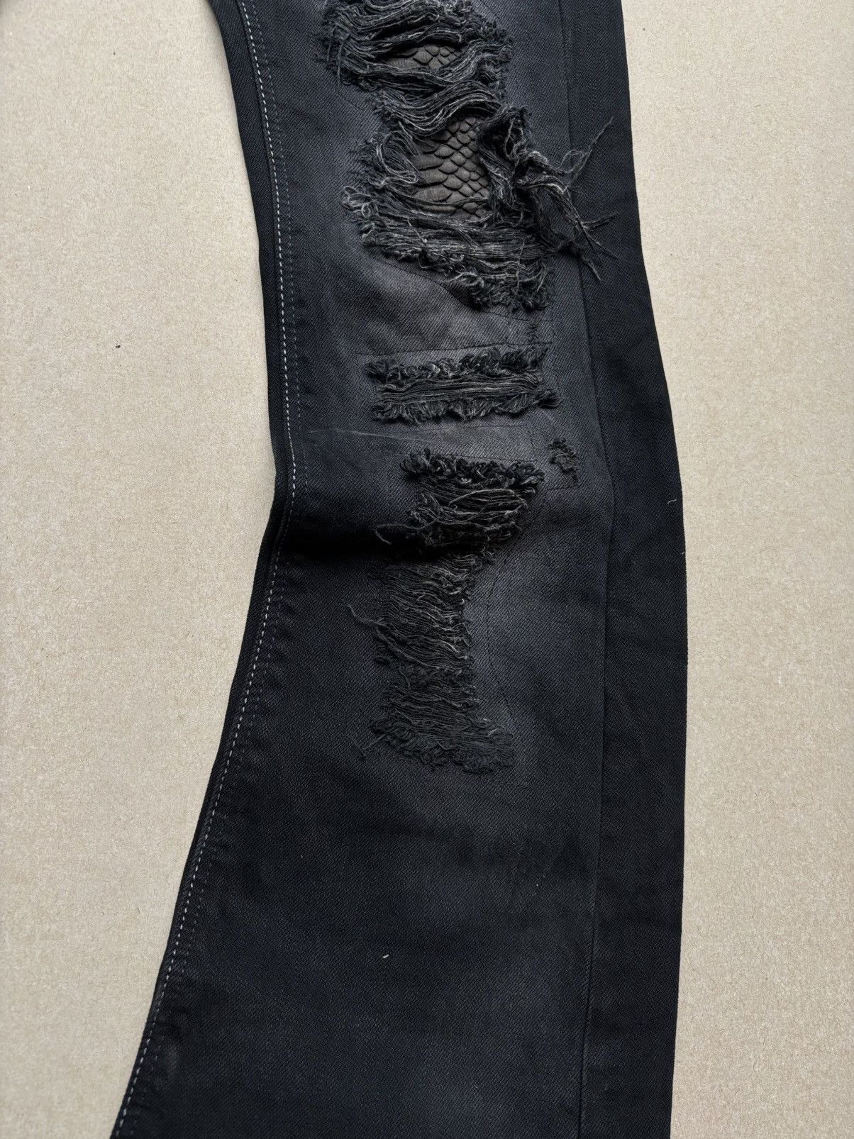 Japanese Brand Murder license distressed flare jeans Size US 28 / EU 44 - 6 Thumbnail