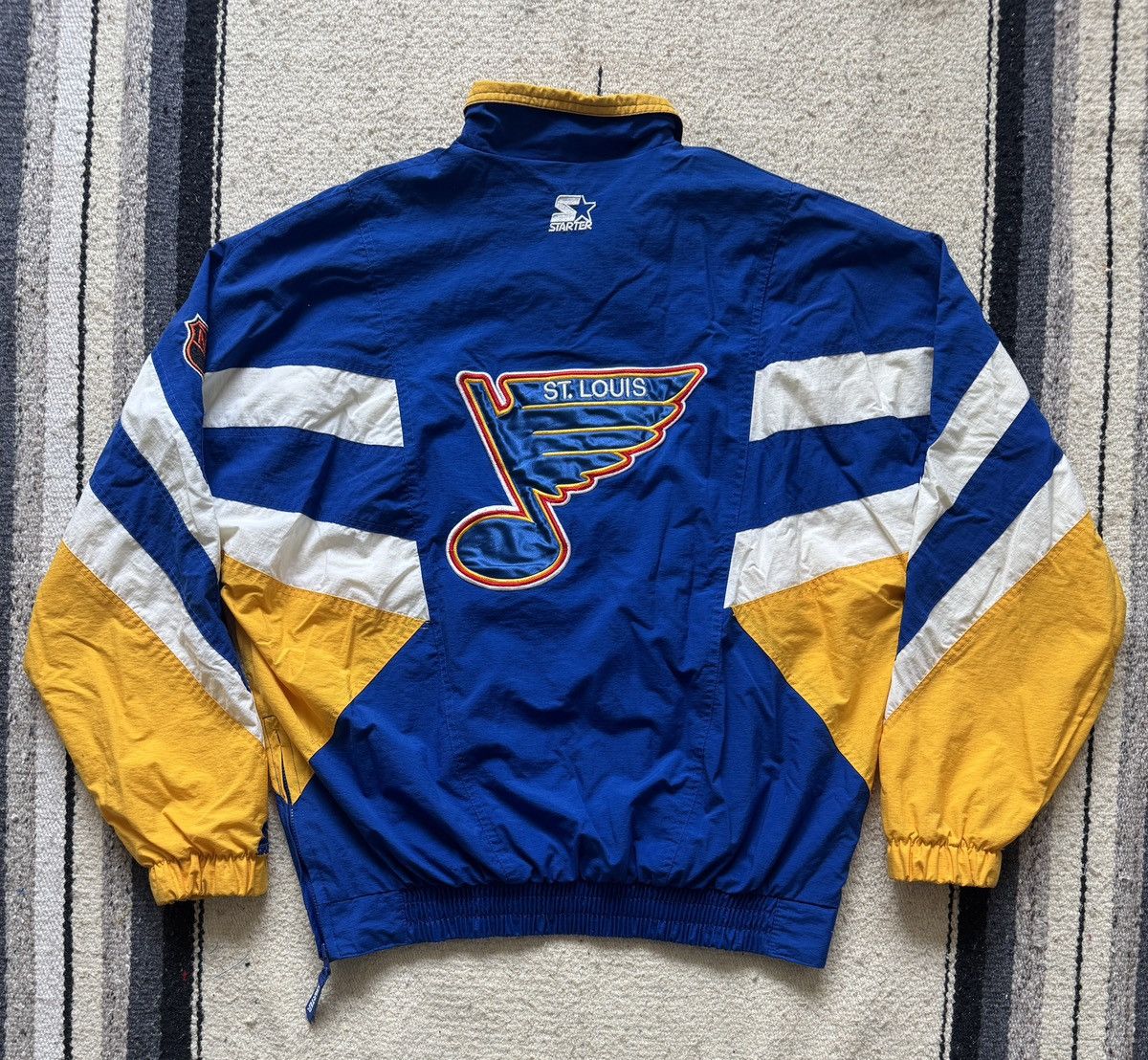 Starter Vintage 90s St. Louis Blues Starter Jacket Size L NHL Size US L / EU 52-54 / 3 - 2 Thumbnail