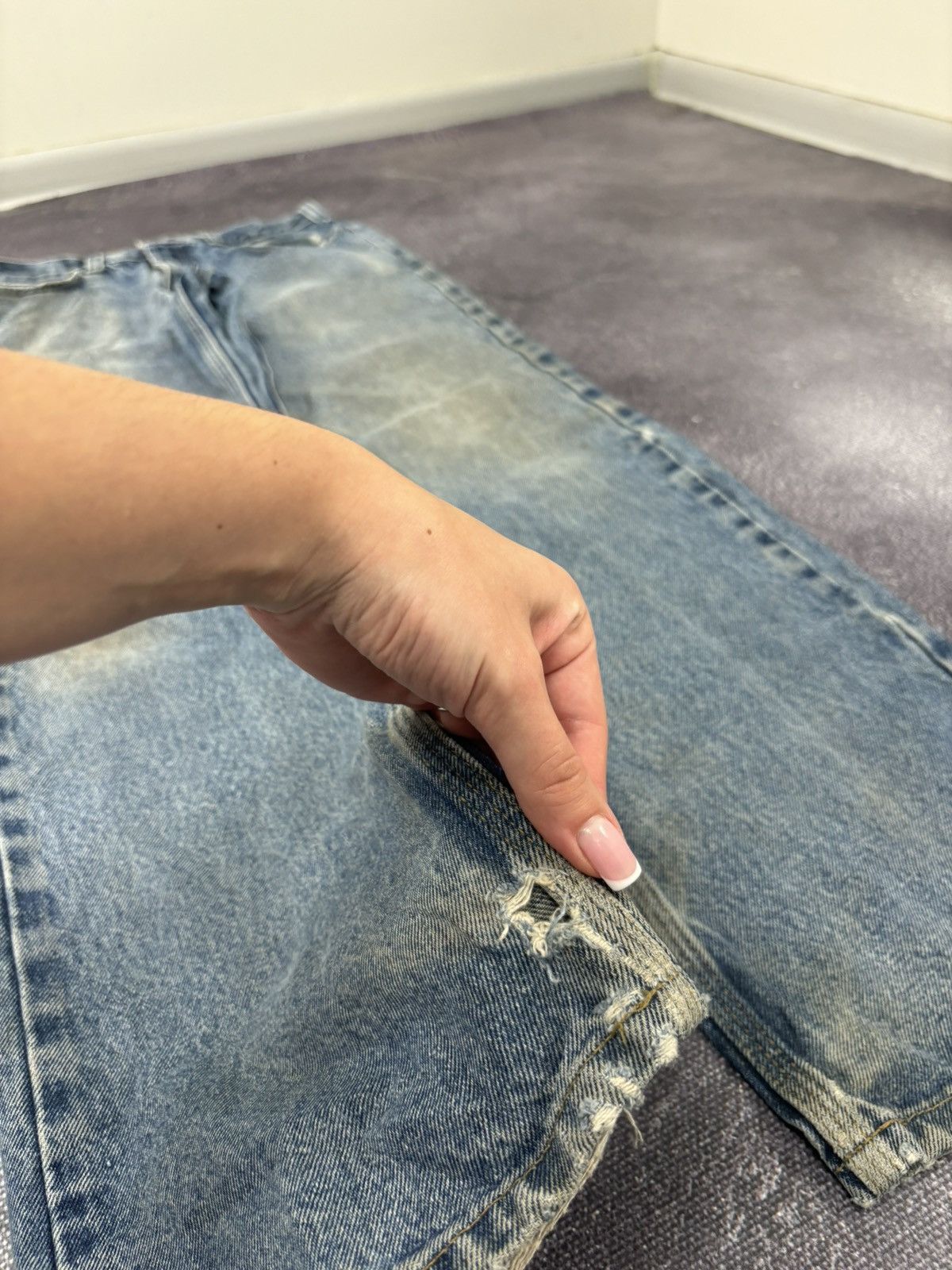 Carhartt Vintage Carhartt Y2K Straight Fit Work Skate Denim Jeans Size US 30 / EU 46 - 12 Thumbnail