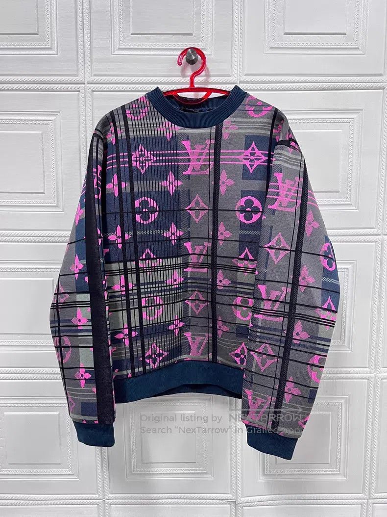 Louis Vuitton Louis Vuitton Neon presbyopic print space cotton sweatshir Size US L / EU 52-54 / 3 - 1 Thumbnail