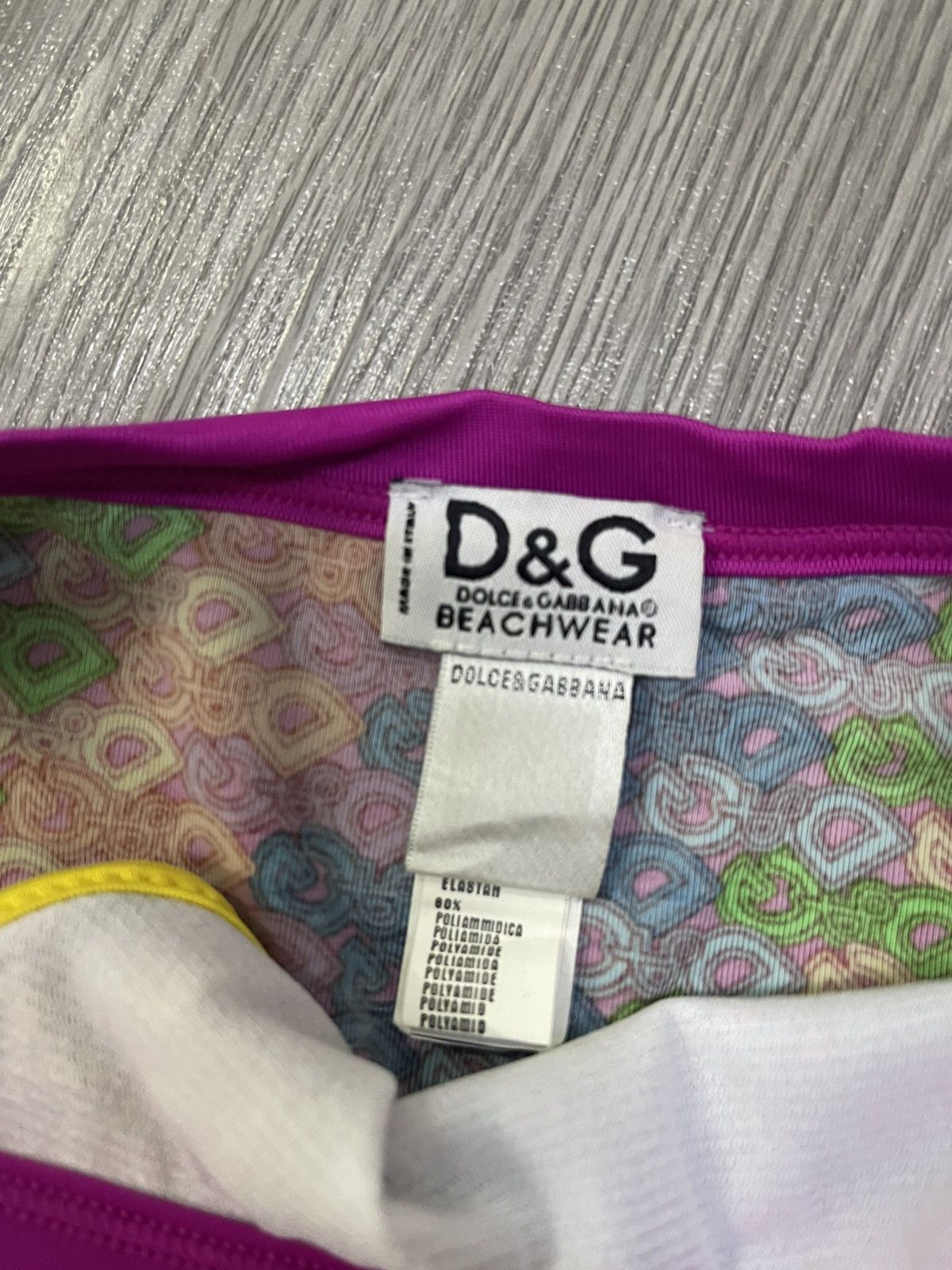 Dolce & Gabbana Dolce & Gabbana Monogram Beachwear Size ONE SIZE - 4 Thumbnail
