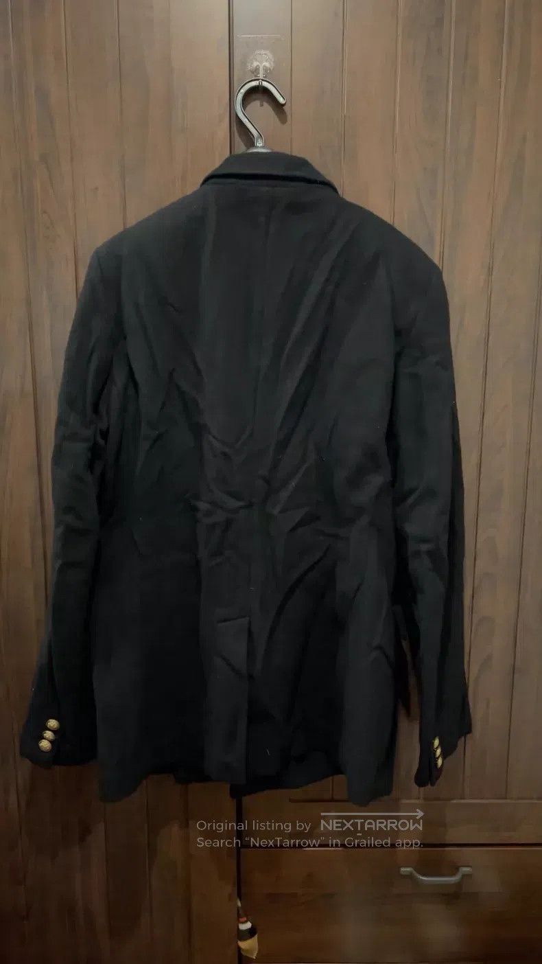 Comme des Garcons Comme Des Garcons Wool Coat with Golden Double-Breasted Bu Size M / US 6-8 / IT 42-44 - 2 Thumbnail