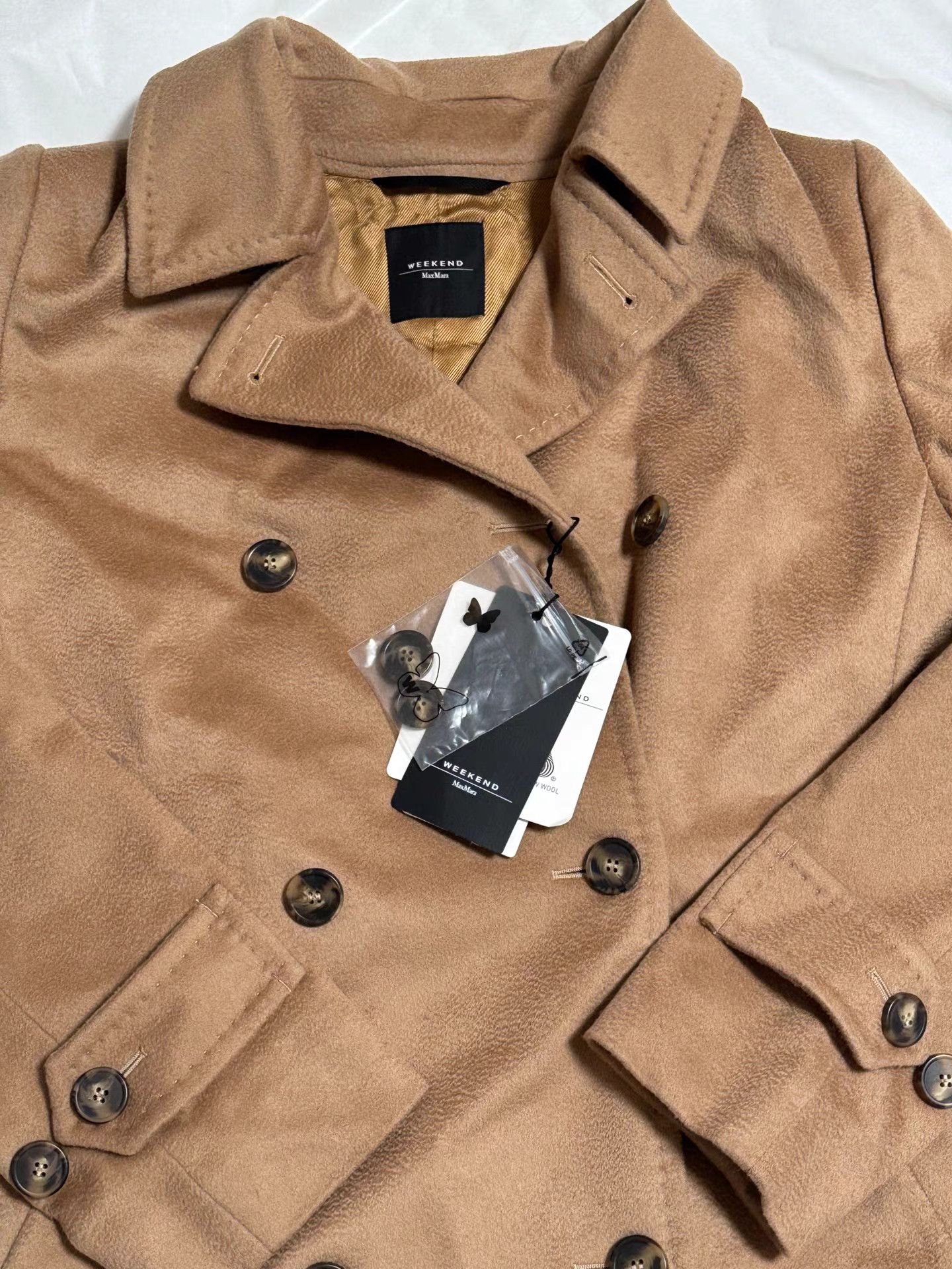 Weekend Max Mara WEEKEND MaxMara Double-Breasted Wool Coat K6 Size M / US 6-8 / IT 42-44 - 2 Thumbnail
