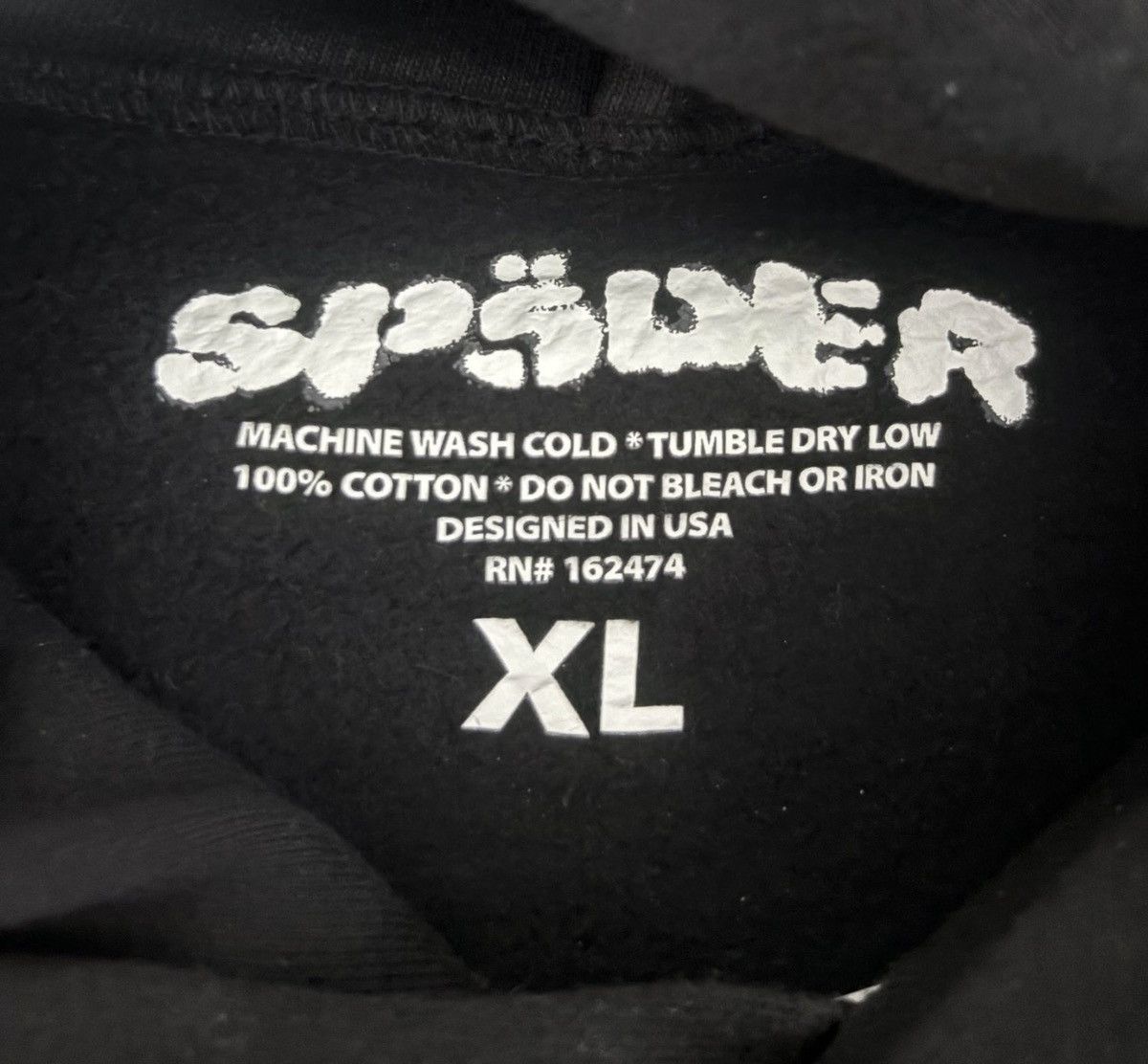 Sp5der Sp5der Web Hoodie Black Rhinestone Size US XL / EU 56 / 4 - 2 Thumbnail