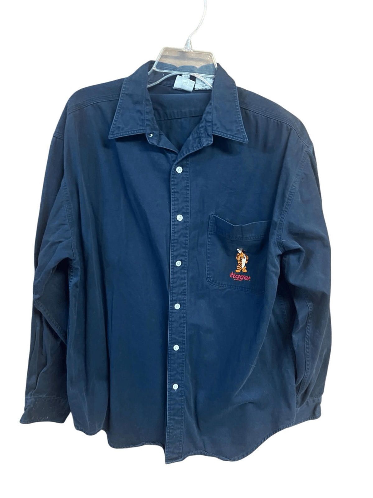 Disney vintage Disney Store men's Tigger navy button-down shirt L Size US L / EU 52-54 / 3 - 1 Thumbnail