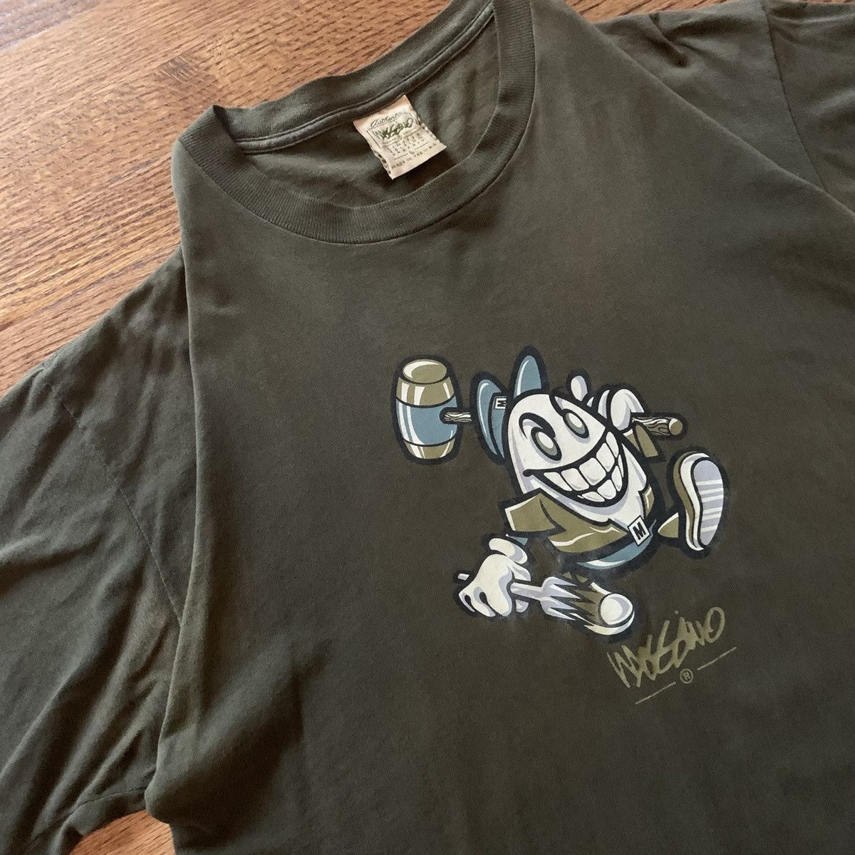 Mossimo × Vintage 90s Vintage Rare Mossimo Breaking Down Walls Tee Size US L / EU 52-54 / 3 - 1 Thumbnail