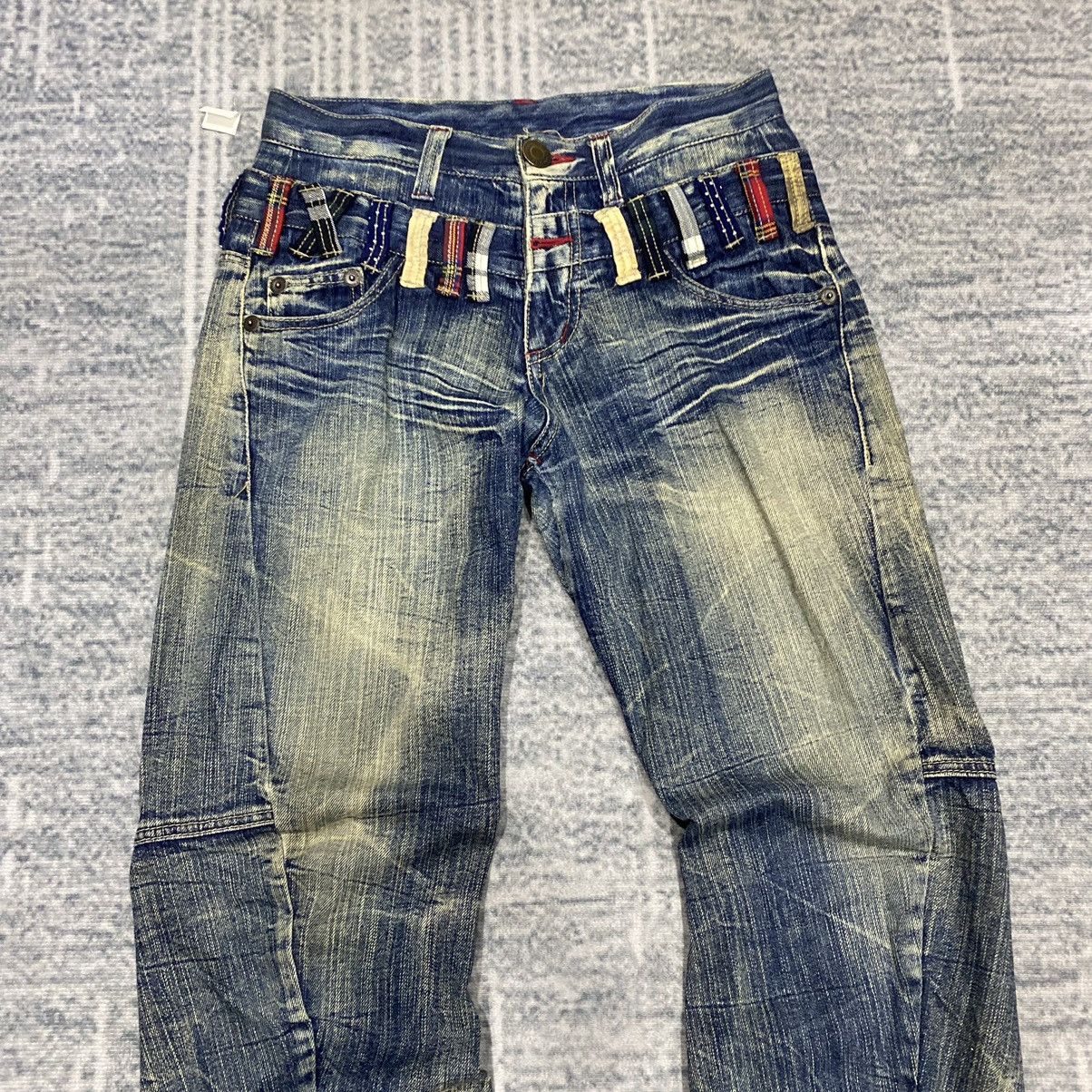 If Six Was Nine Sick☠️ Hysteric Style Double Waist Acid Wash Jeans 80s Size US 30 / EU 46 - 5 Thumbnail