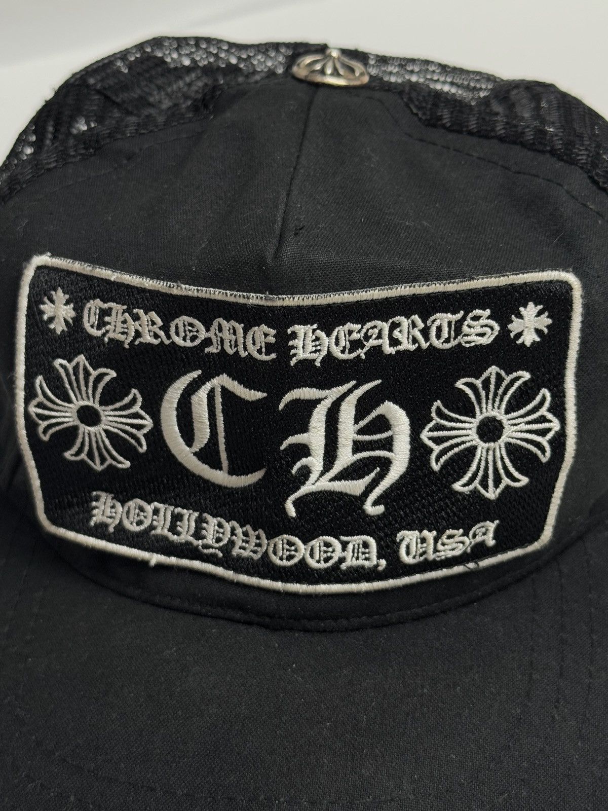Chrome Hearts Chrome Hearts Trucker Hat Black Size ONE SIZE - 5 Thumbnail