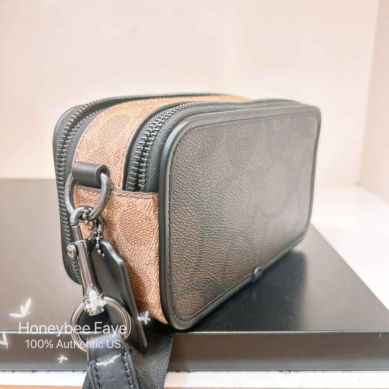 Coach Wyatt Crossbody Bag In Blocked Signature Canvas CAB80 Size ONE SIZE - 3 Thumbnail