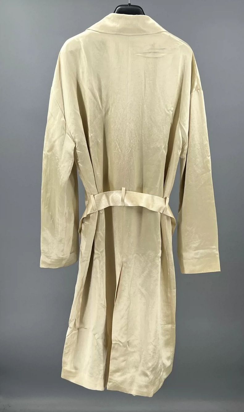 Loewe LOEWE size46 Beige artificial fiber double vent long coat Size US S / EU 44-46 / 1 - 4 Thumbnail