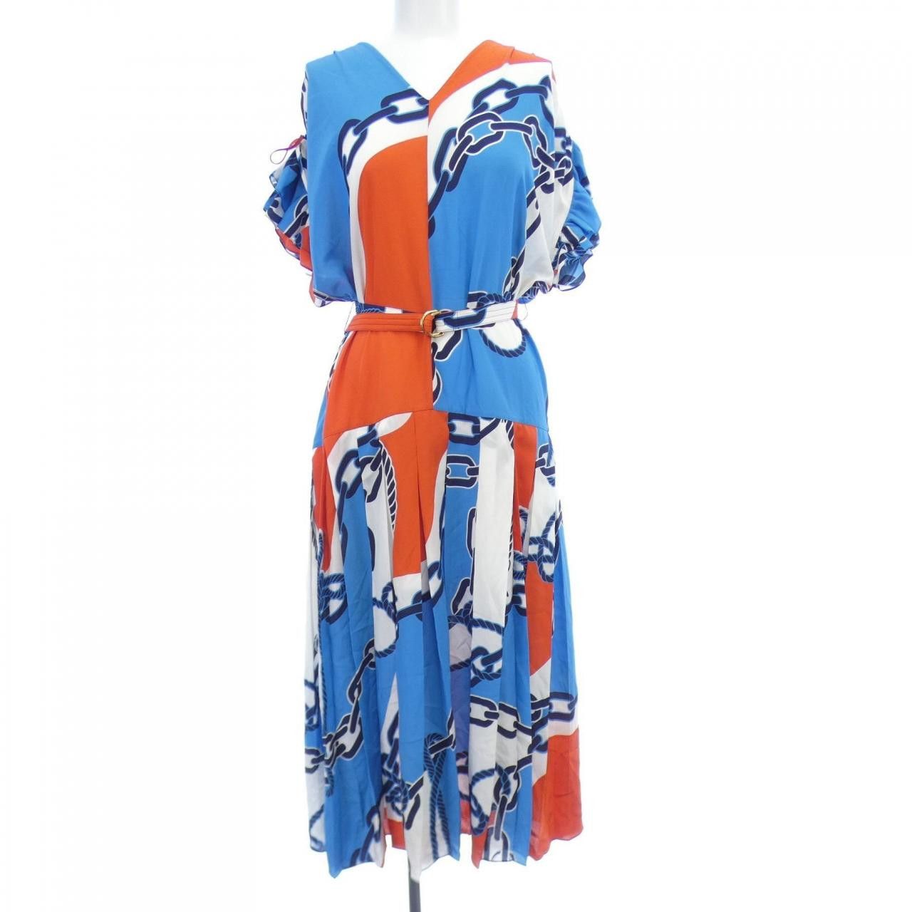 Louis Vuitton Louis Vuitton FPDX17ZT2 Silk Dress Others Dresses FPDX17ZT2 DUTY FREE for USA