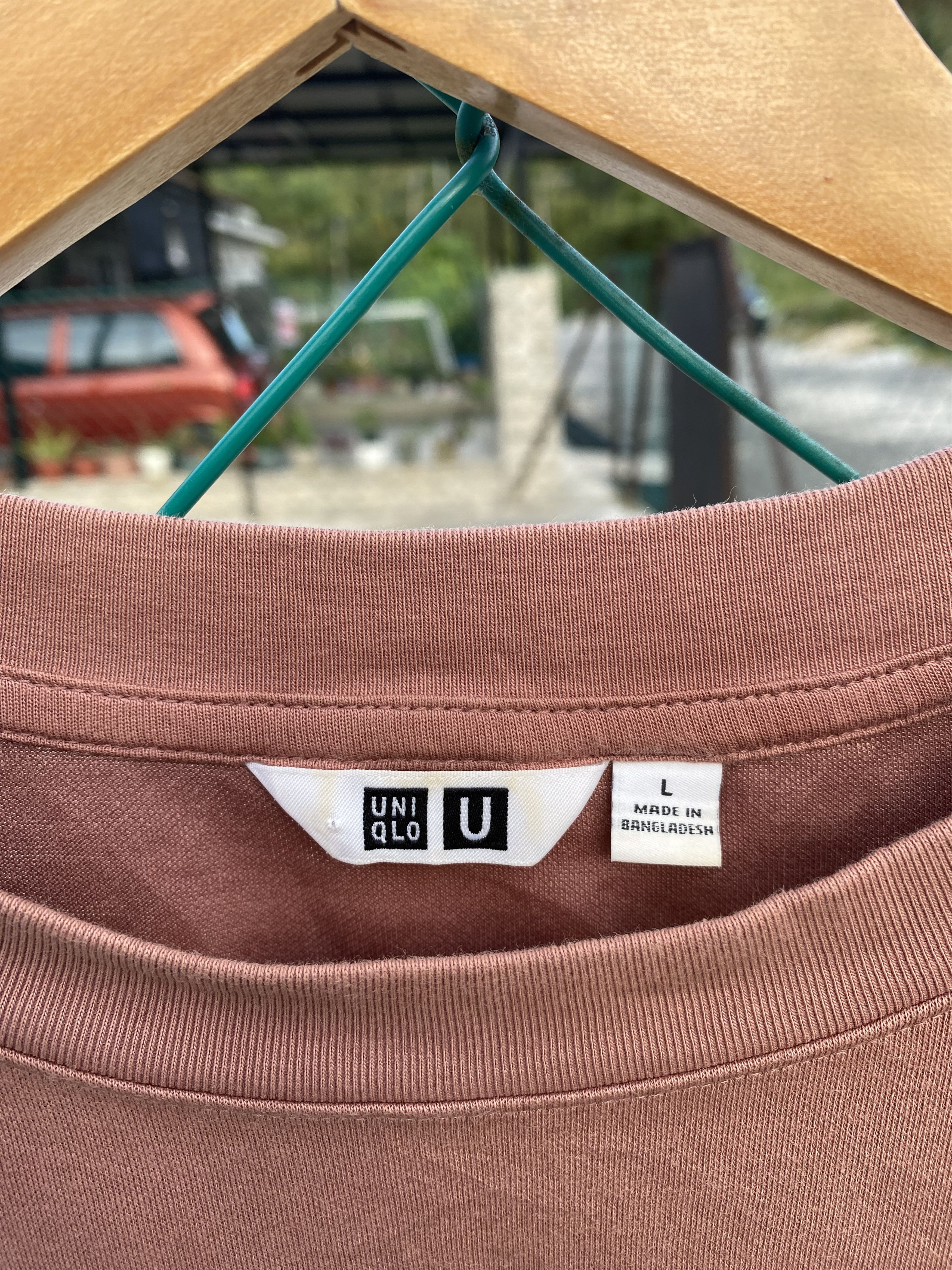 Japanese Brand × Uniqlo SS Uniqlo U AIRism dusty pink tees Size US L / EU 52-54 / 3 - 5 Thumbnail