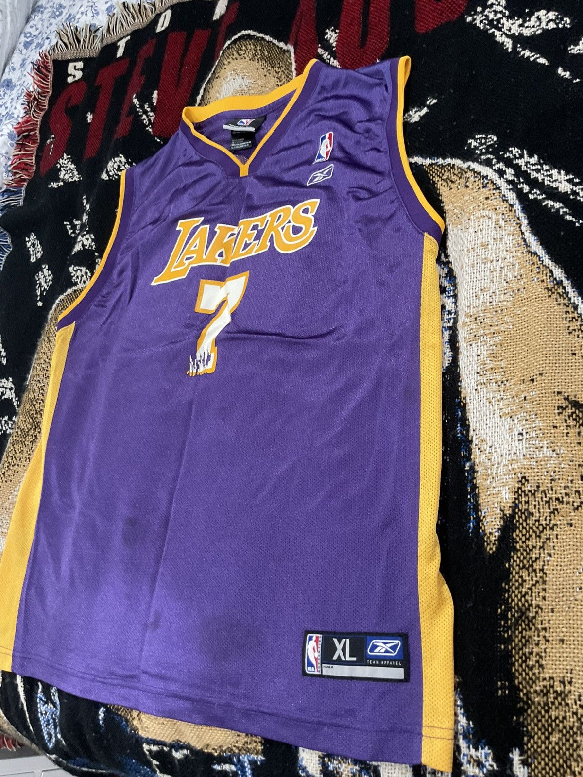 Reebok Reebok Los Angeles lakers Lamar Odom jersey xl youth Size US S / EU 44-46 / 1 - 3 Thumbnail