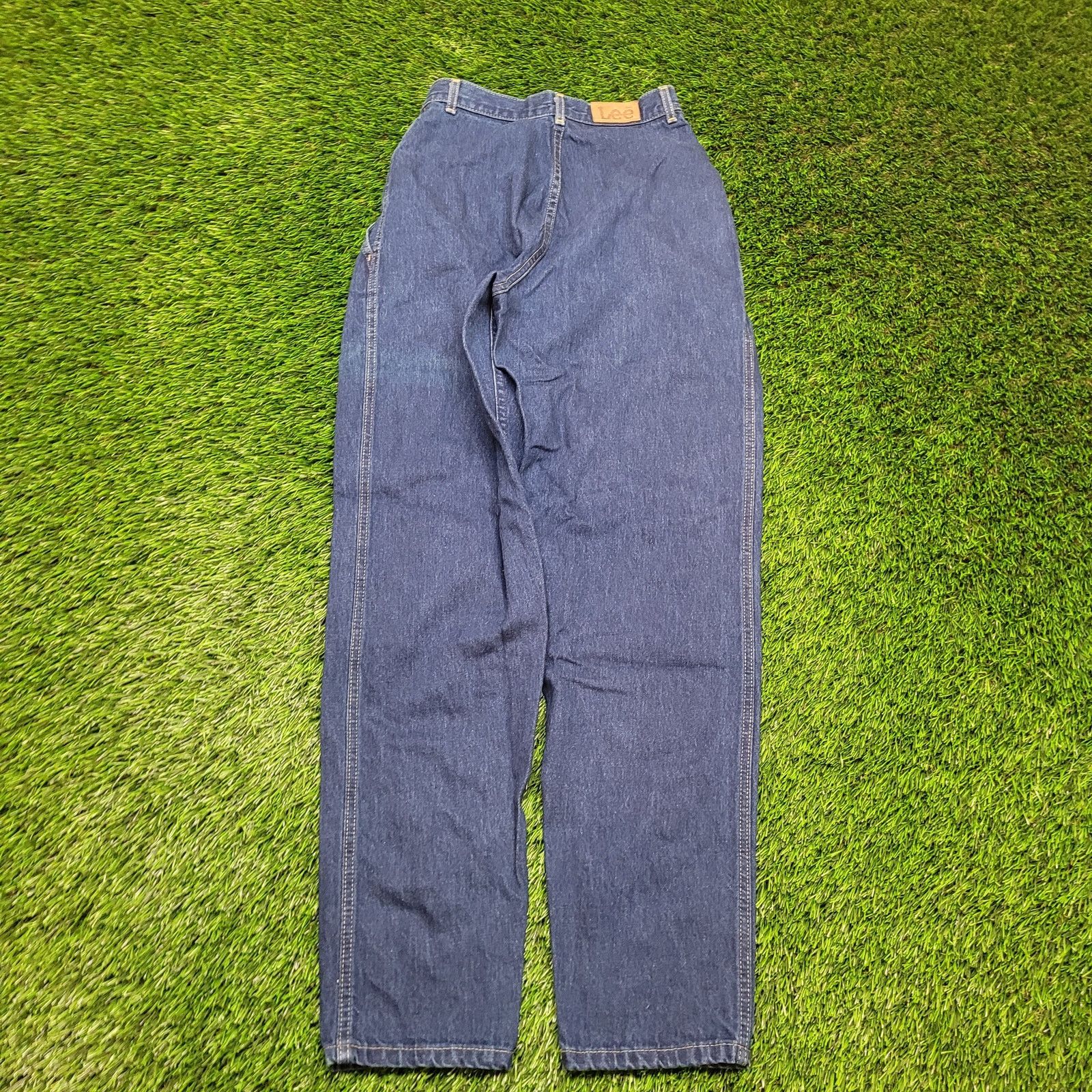 Lee VTG 80s Lee High Rise Mom Jeans Womens 27x32 Pleated Tapered Size 27" / US 4 / IT 40 - 5 Thumbnail