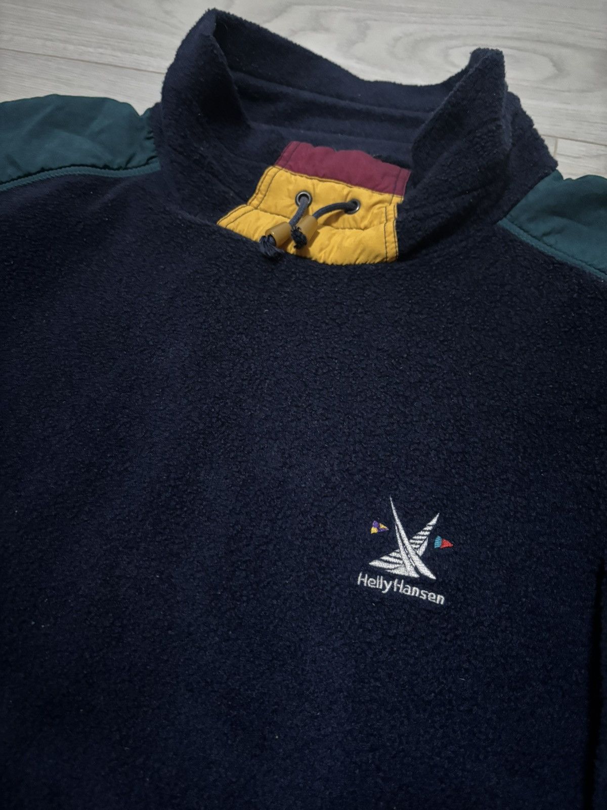 Helly Hansen 90s Helly Hansen Vintage Fleece Pullover Sleeve Pocket Size US XL / EU 56 / 4 - 2 Thumbnail