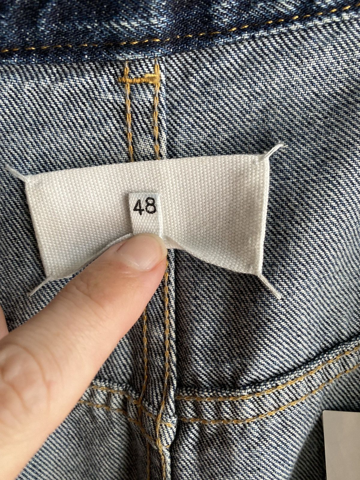 Maison Margiela Galliano for Maison Margiela Slit Belted Denim Jeans Co-ed Size US 34 / EU 50 - 11 Thumbnail