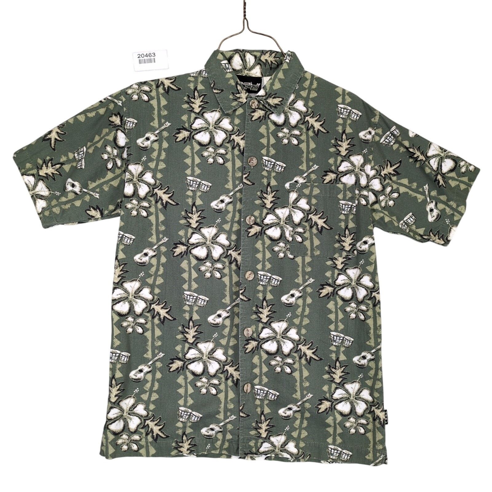 Maui and Sons Vtg 90s Maui & Sons Men's M Green Button Up Hawaiian Shirt Size US M / EU 48-50 / 2 - 1 Thumbnail
