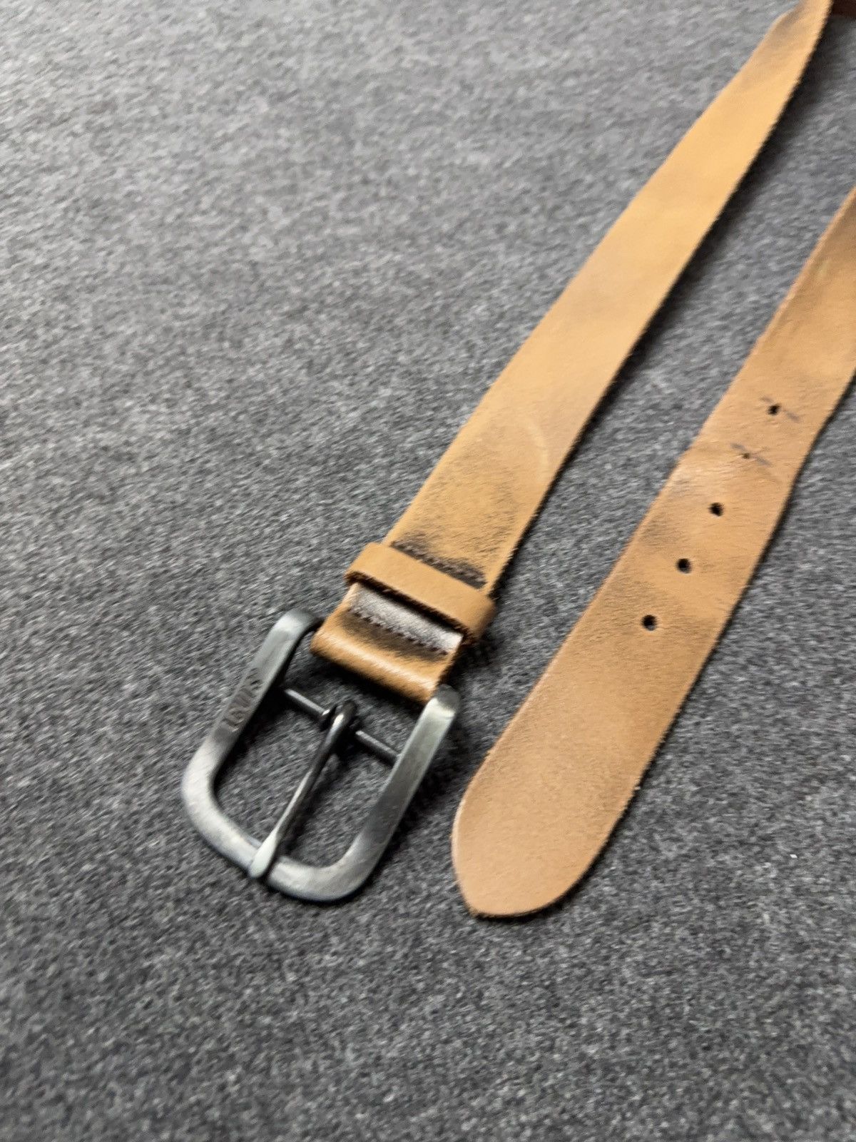 Levi's Levi’s Cowboy 00s Brown Leather Belt Classic Metal Buckle Size ONE SIZE - 2 Thumbnail