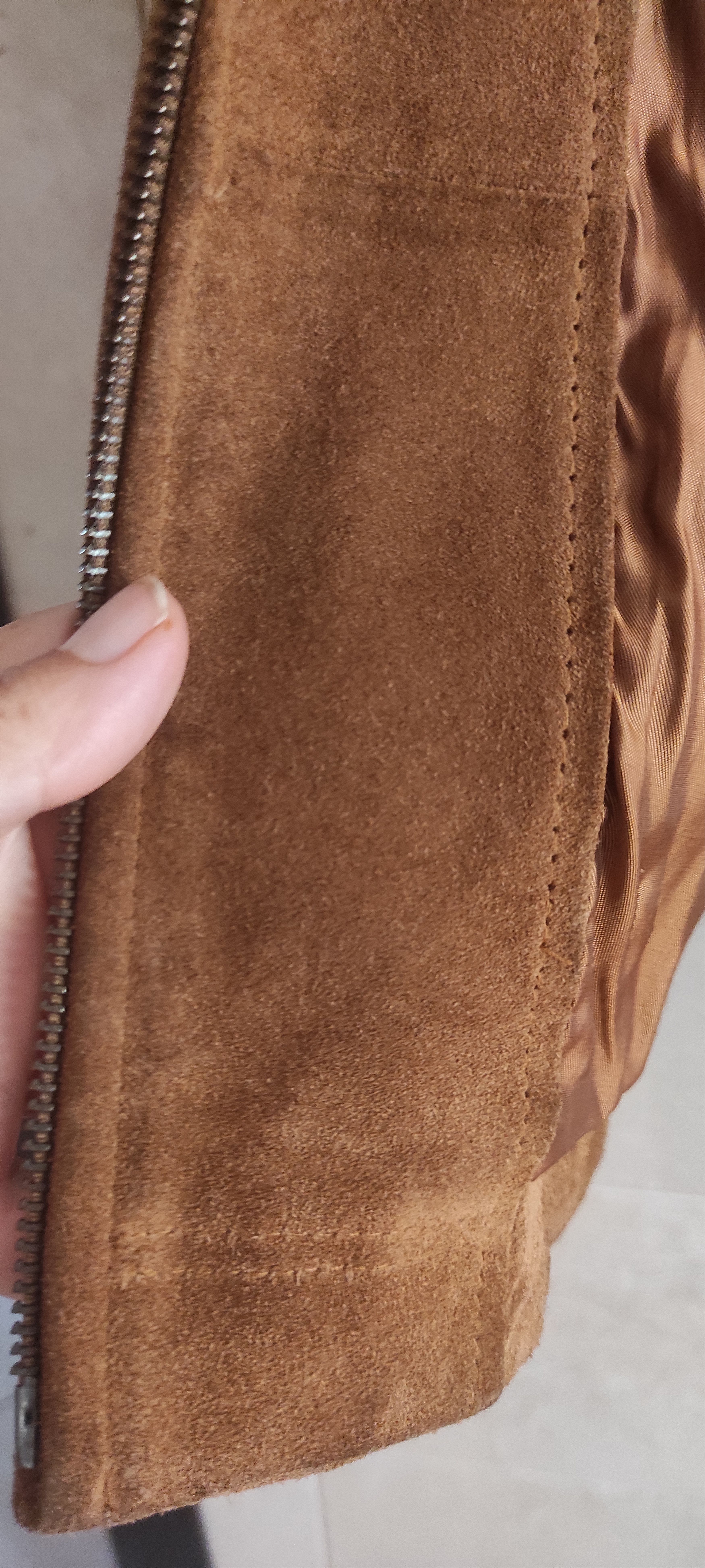 Van Gils Van Gils Suede Leather Men's Winter zipped Classic Jacket Size US XXL / EU 58 / 5 - 8 Thumbnail