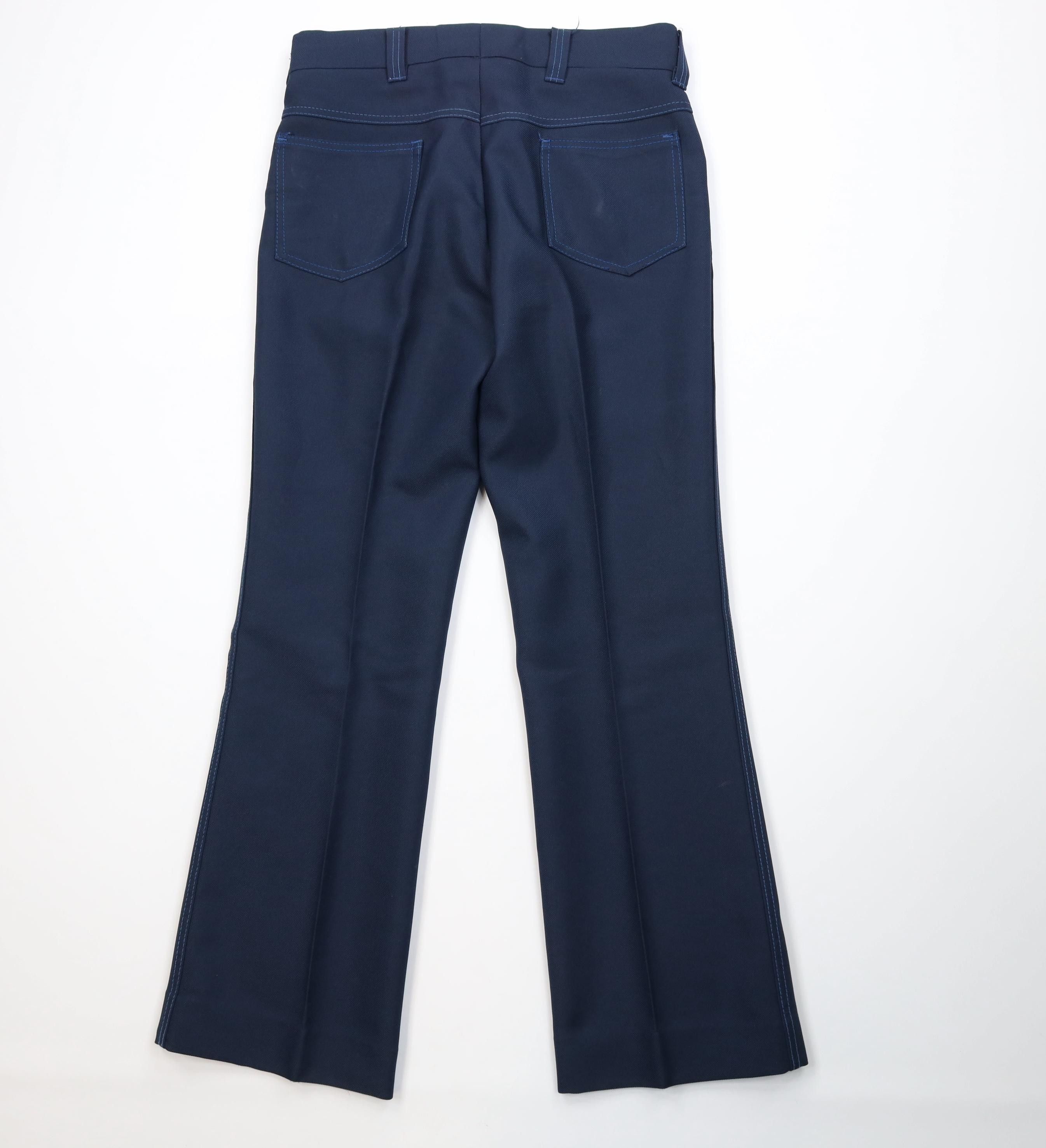 Vintage Vintage 60s 70s Streetwear Flared Wide Leg Chino Pants USA Size US 32 / EU 48 - 10 Thumbnail