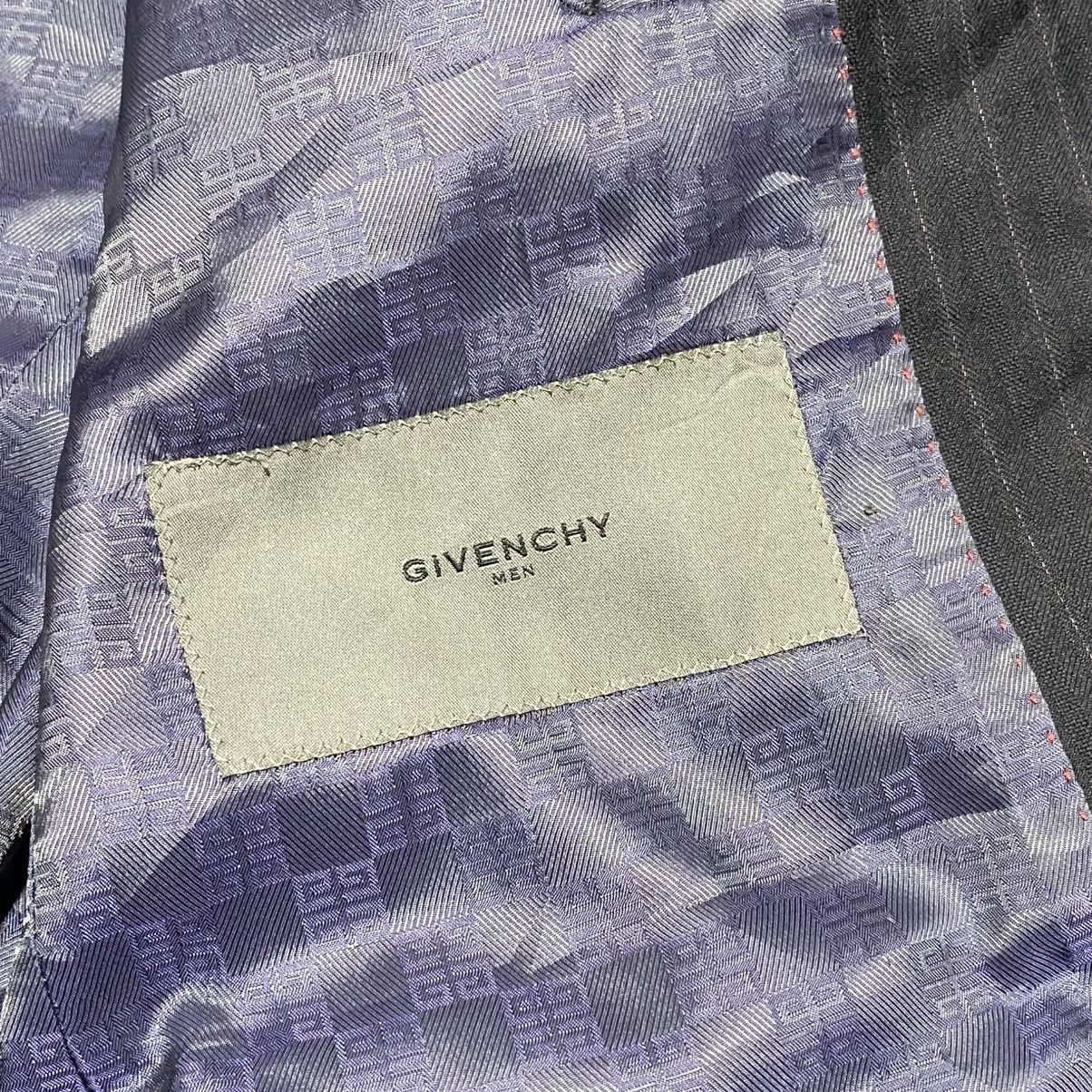 Givenchy Vintage Givenchy Pinstripe Blazer Size 40S - 7 Thumbnail