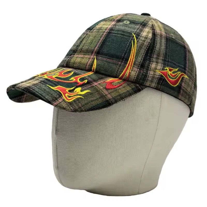 Other Vintage Retro Style Checked Baseball Cap Hat Size ONE SIZE - 9 Thumbnail