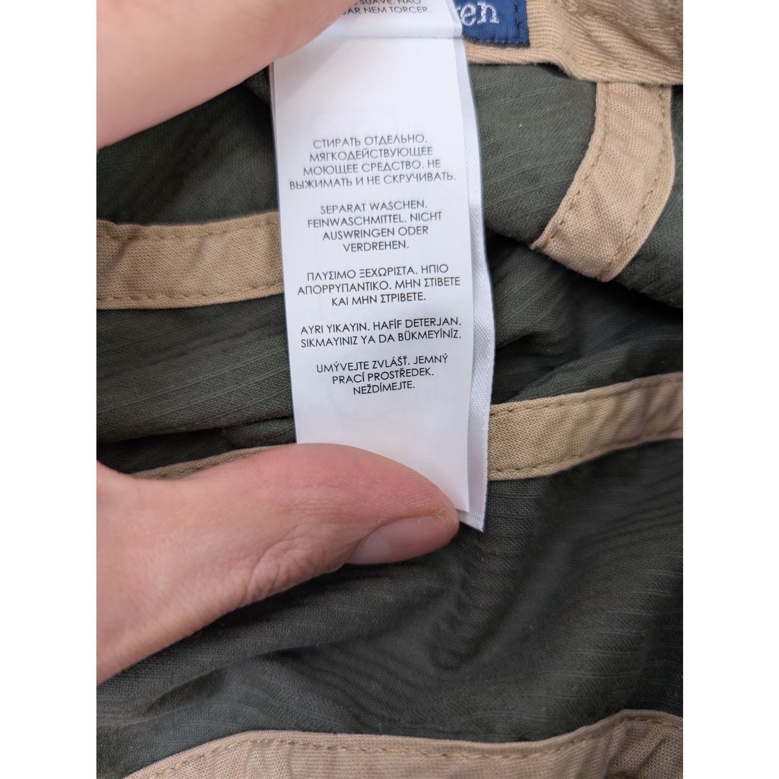 Ralph Lauren o1rshd1 CC20 Size: OS/ corduroy leather strap back Cap / hat Size ONE SIZE - 16 Thumbnail