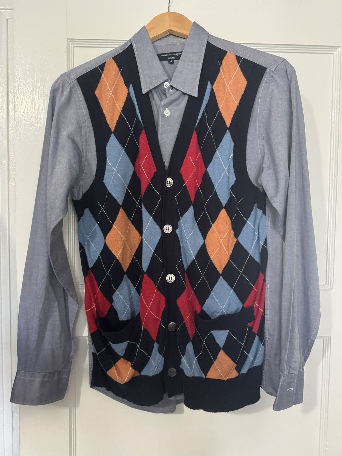 Comme des Garcons Homme CDG Homme Cardigan Button up shirt Size US S / EU 44-46 / 1 - 1 Thumbnail