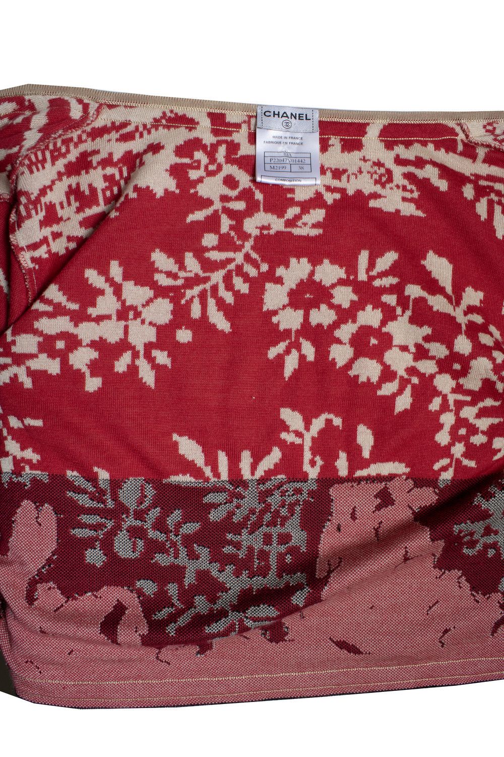 Chanel Chanel, silk and cashmere floral printed cardigan Size S / US 4 / IT 40 - 5 Thumbnail
