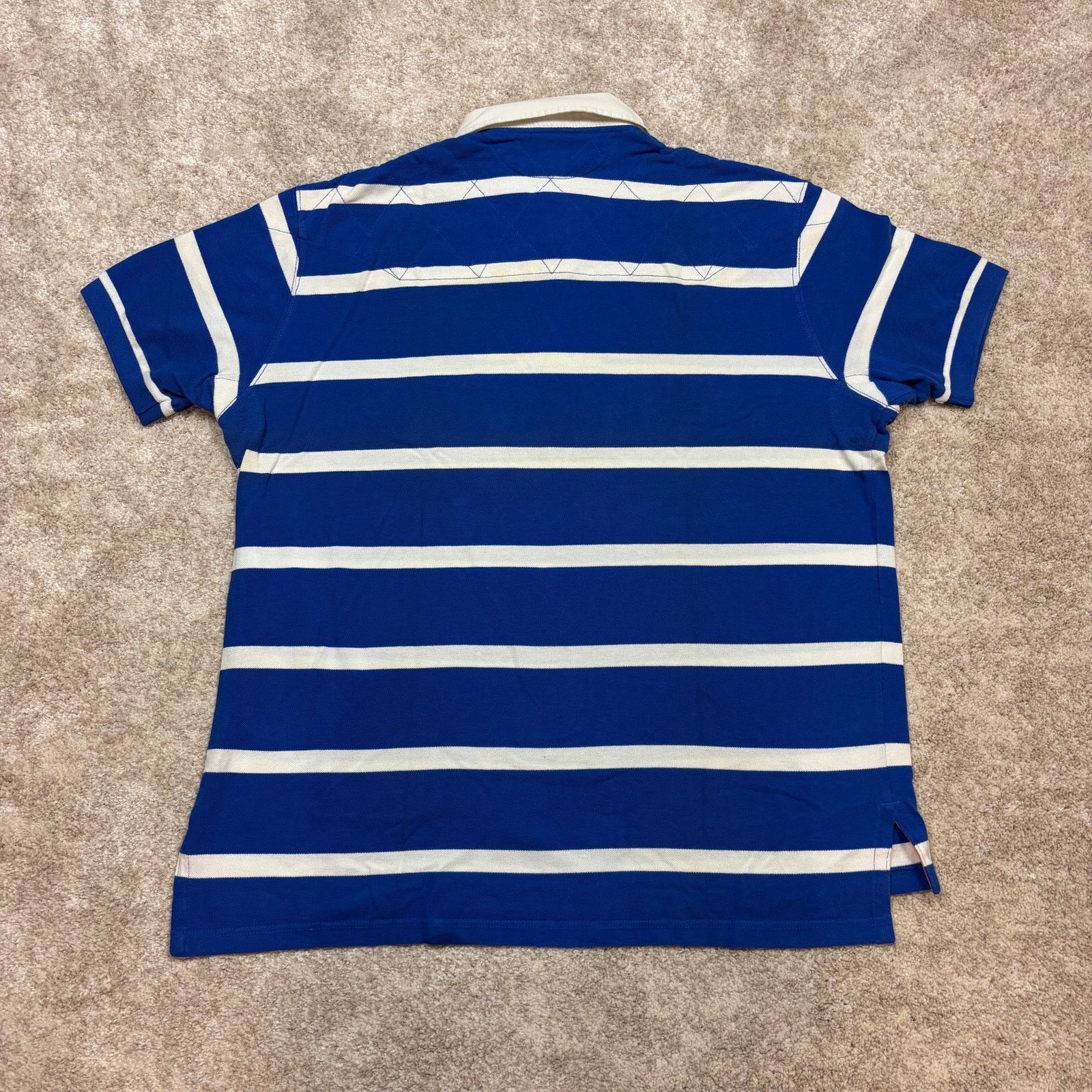 Polo Ralph Lauren VTG Polo Ralph Lauren Striped Polo Shirt Men's XL Old Money Size US XL / EU 56 / 4 - 3 Thumbnail
