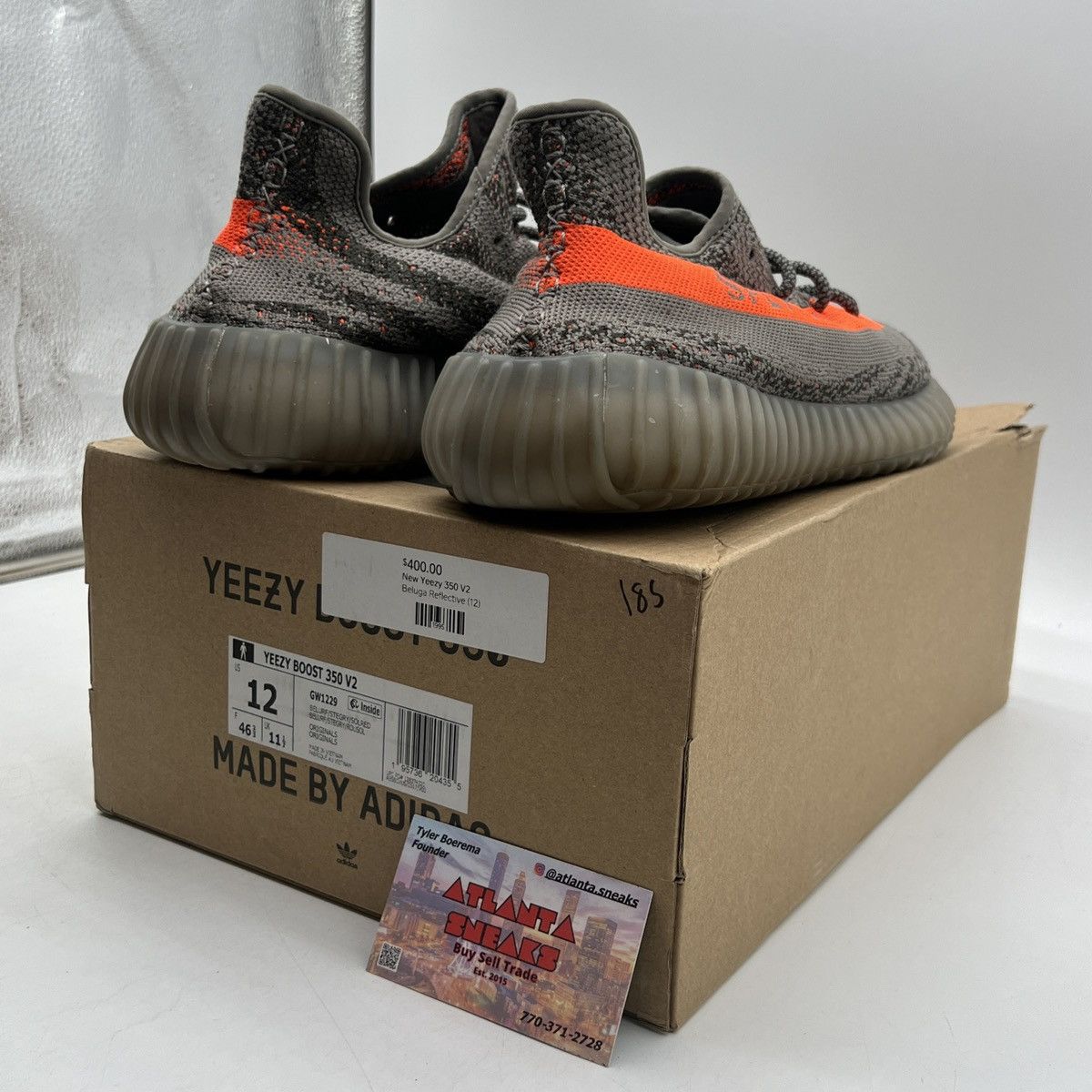 Adidas Yeezy boost 350 beluga reflective Size US 12 / EU 45 - 5 Thumbnail