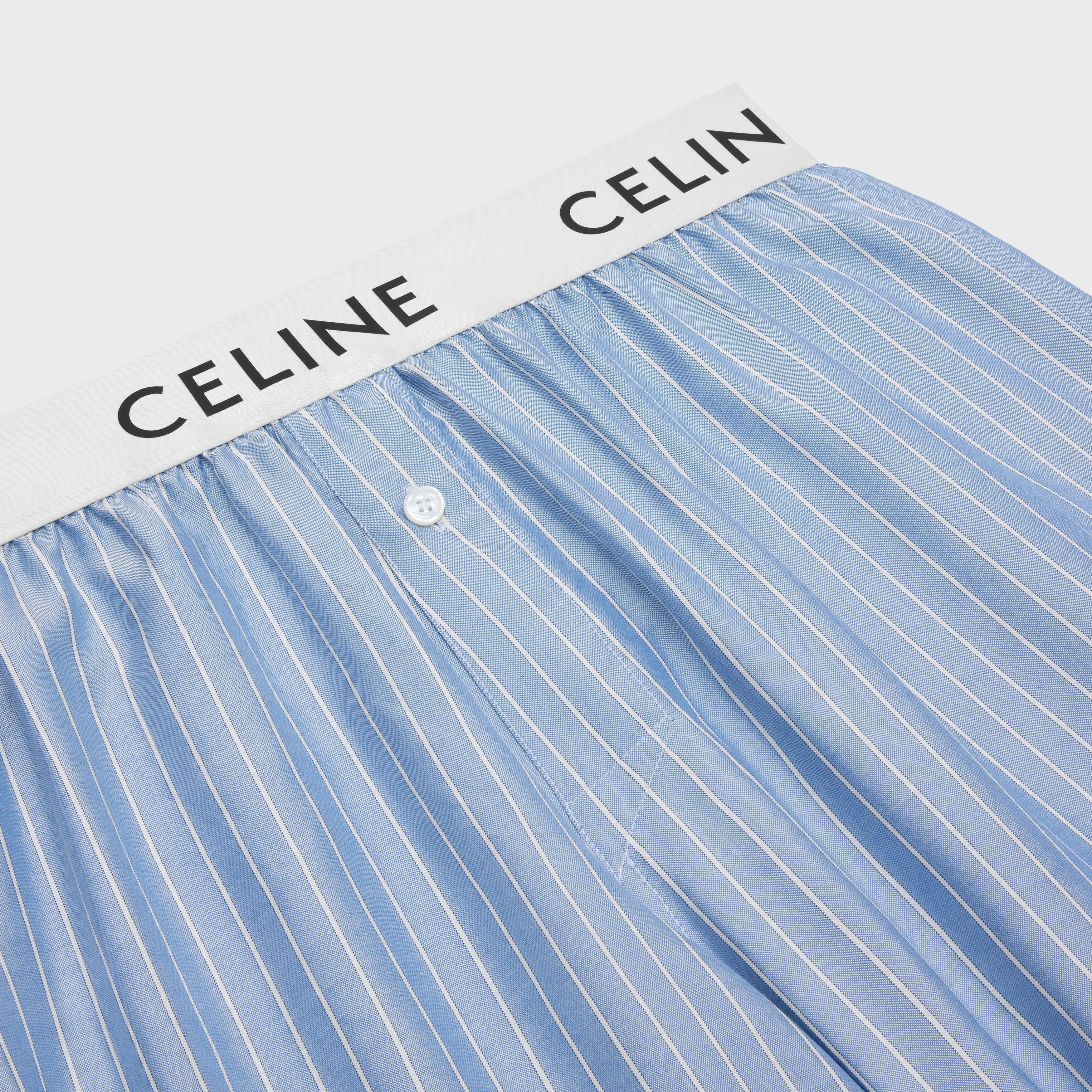 Celine o1bcso1str0925 2Z055157N Boxer Short in Blue Ciel/Craie Size US 34 / EU 50 - 3 Thumbnail