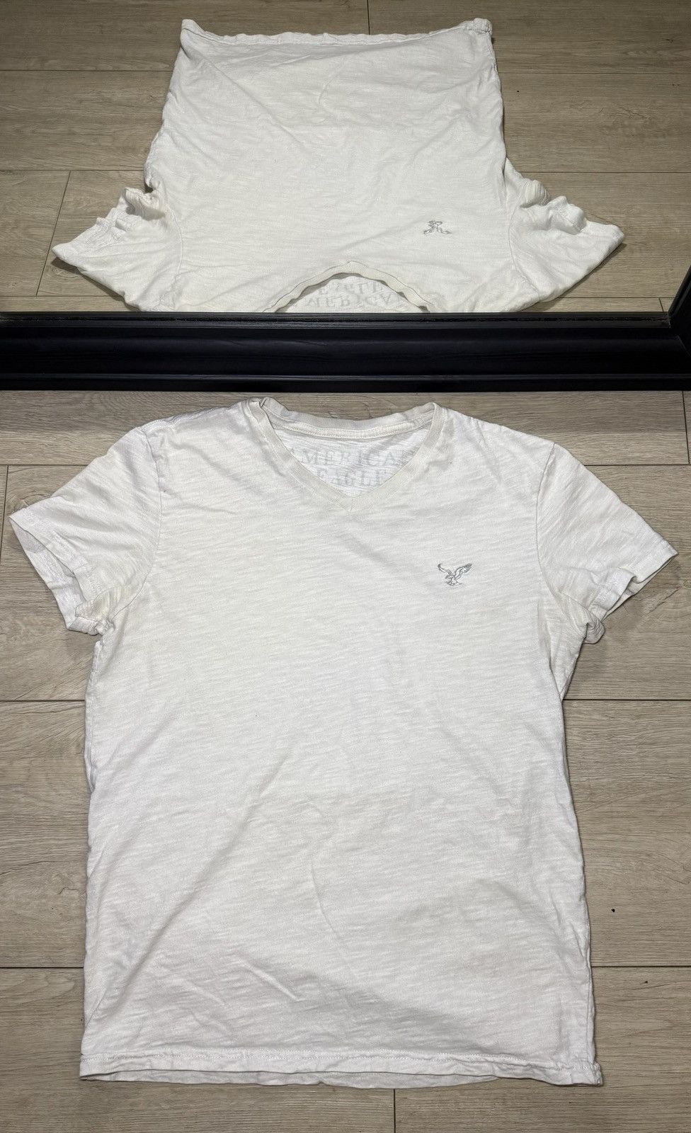 American Eagle Outfitters Y2K 2000s American Eagle Embroidered Logo Lightweight Shirt Size S / US 4 / IT 40 - 1 Thumbnail