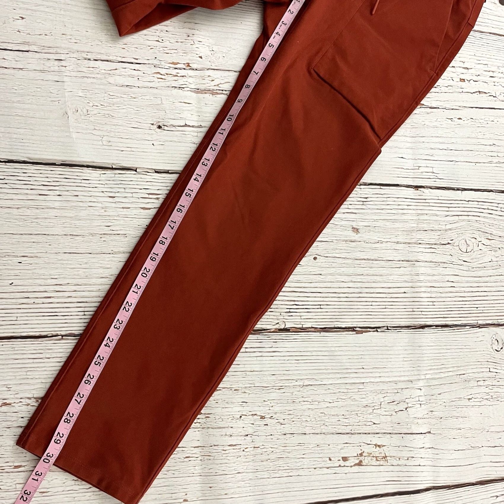 Lululemon Lululemon Bowline Pants Mens M Aztec Brick Rust Red Jogger Pants Activewear 90s? (adjust if needed) Size US 31 - 4 Thumbnail