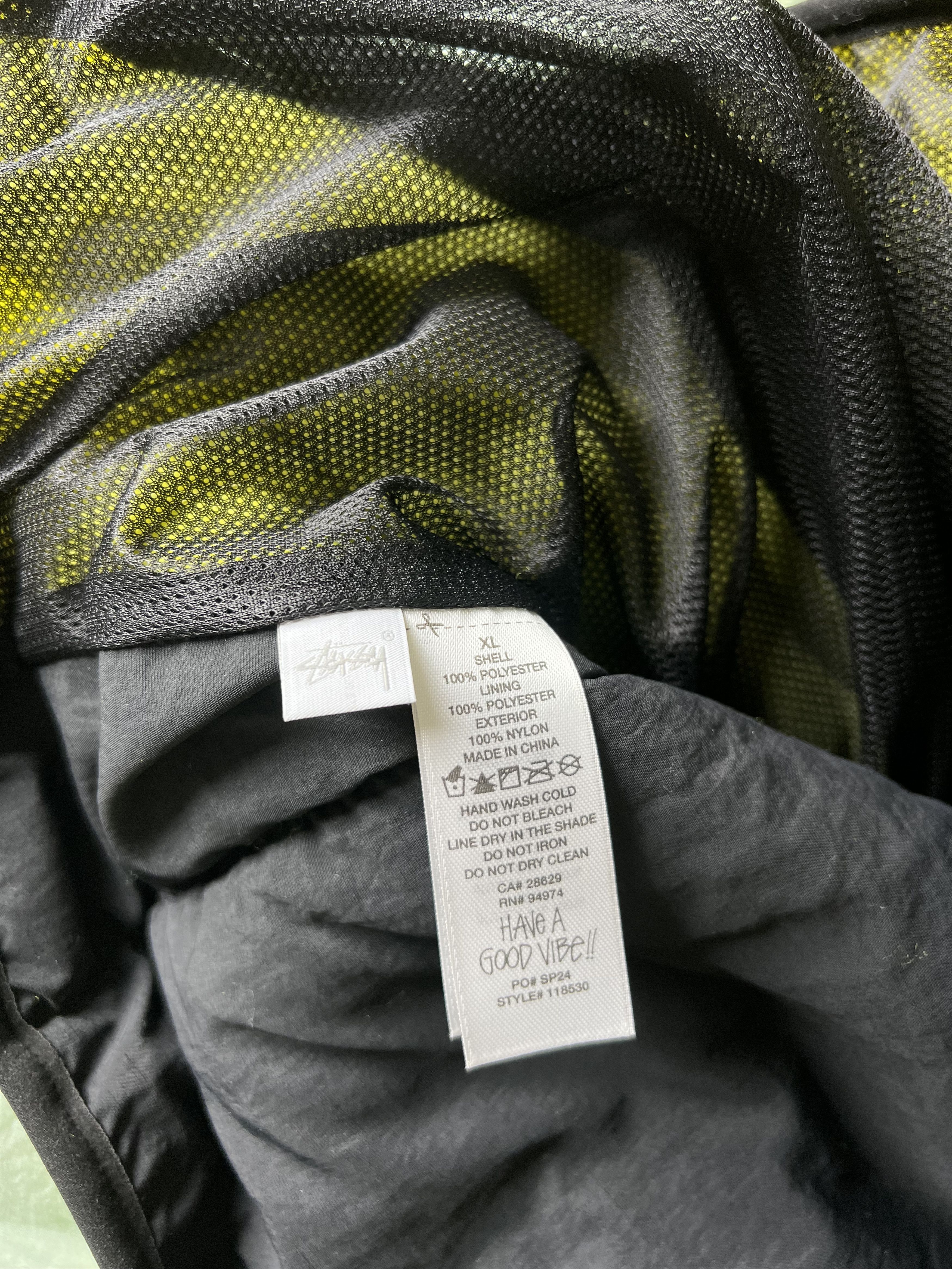 Stussy Stussy Sherpa Paneled Hooded Jacket in Lime Size US XL / EU 56 / 4 - 9 Thumbnail