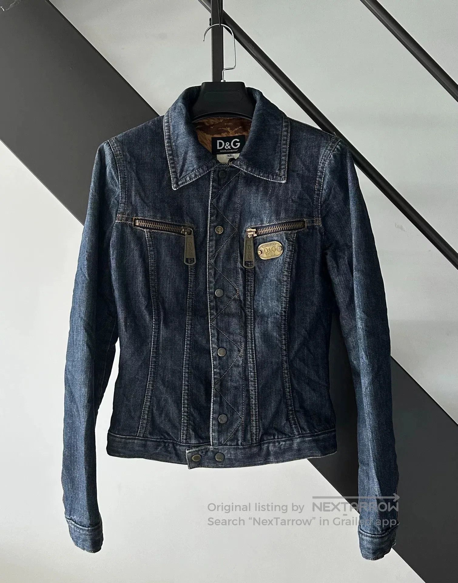 Dolce & Gabbana Dolce & Gabbana Navy Denim Jacket. Size US XS / EU 42 / 0 - 1 Thumbnail