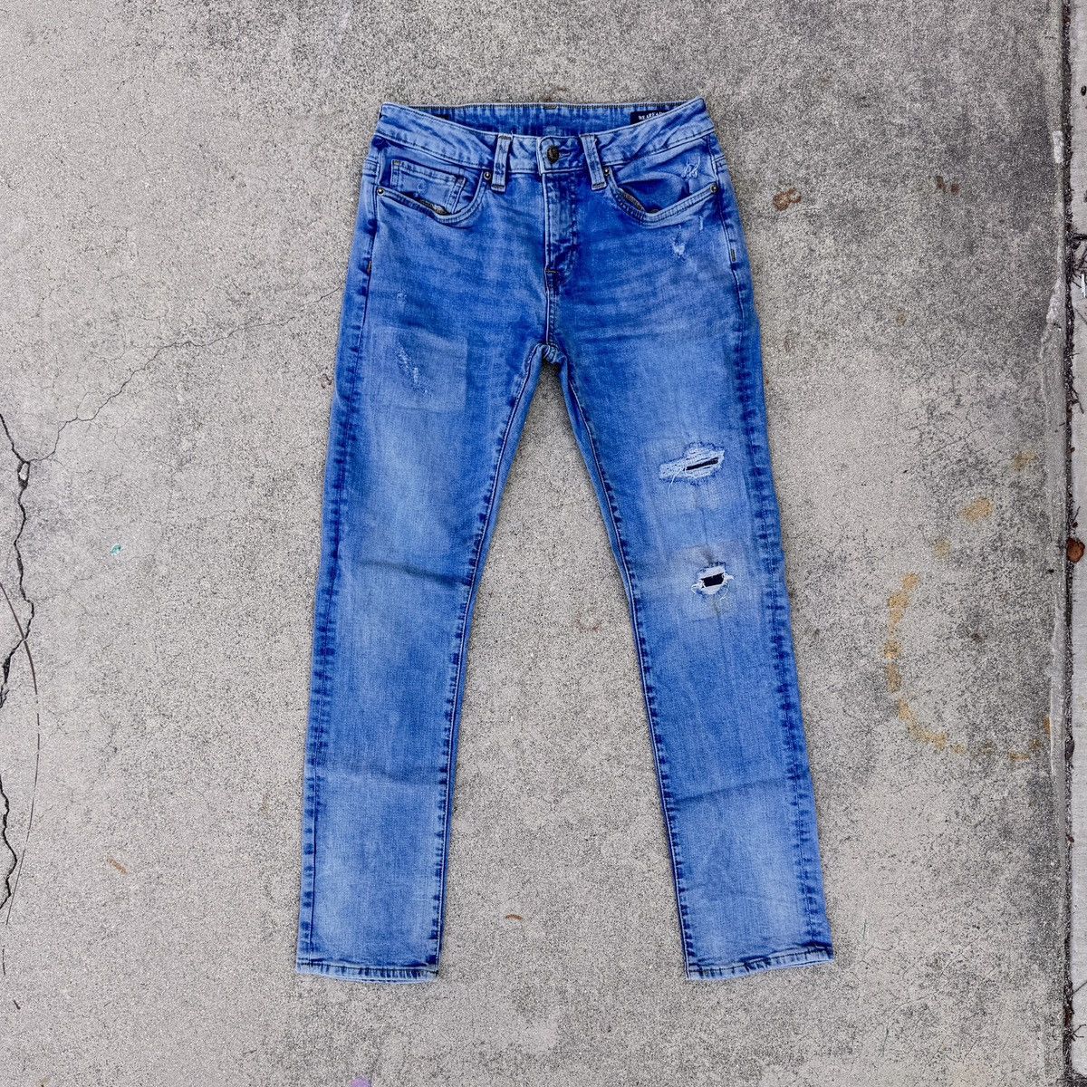 Buffalo David Bitton Buffalo David Bitton Distressed Slim-Fit Jeans Size US 30 / EU 46 - 1 Thumbnail